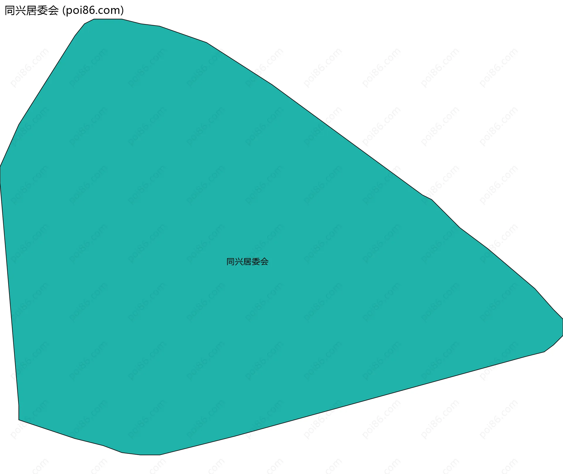 同兴居委会边界地图