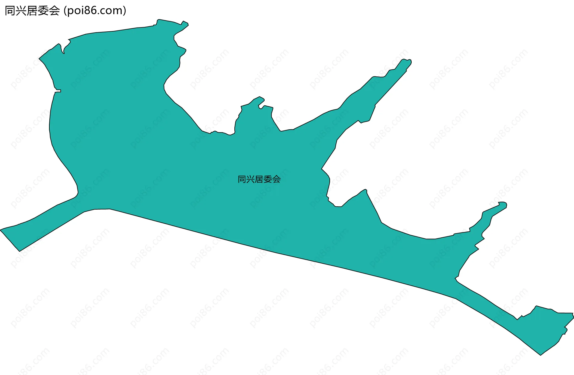 同兴居委会边界地图