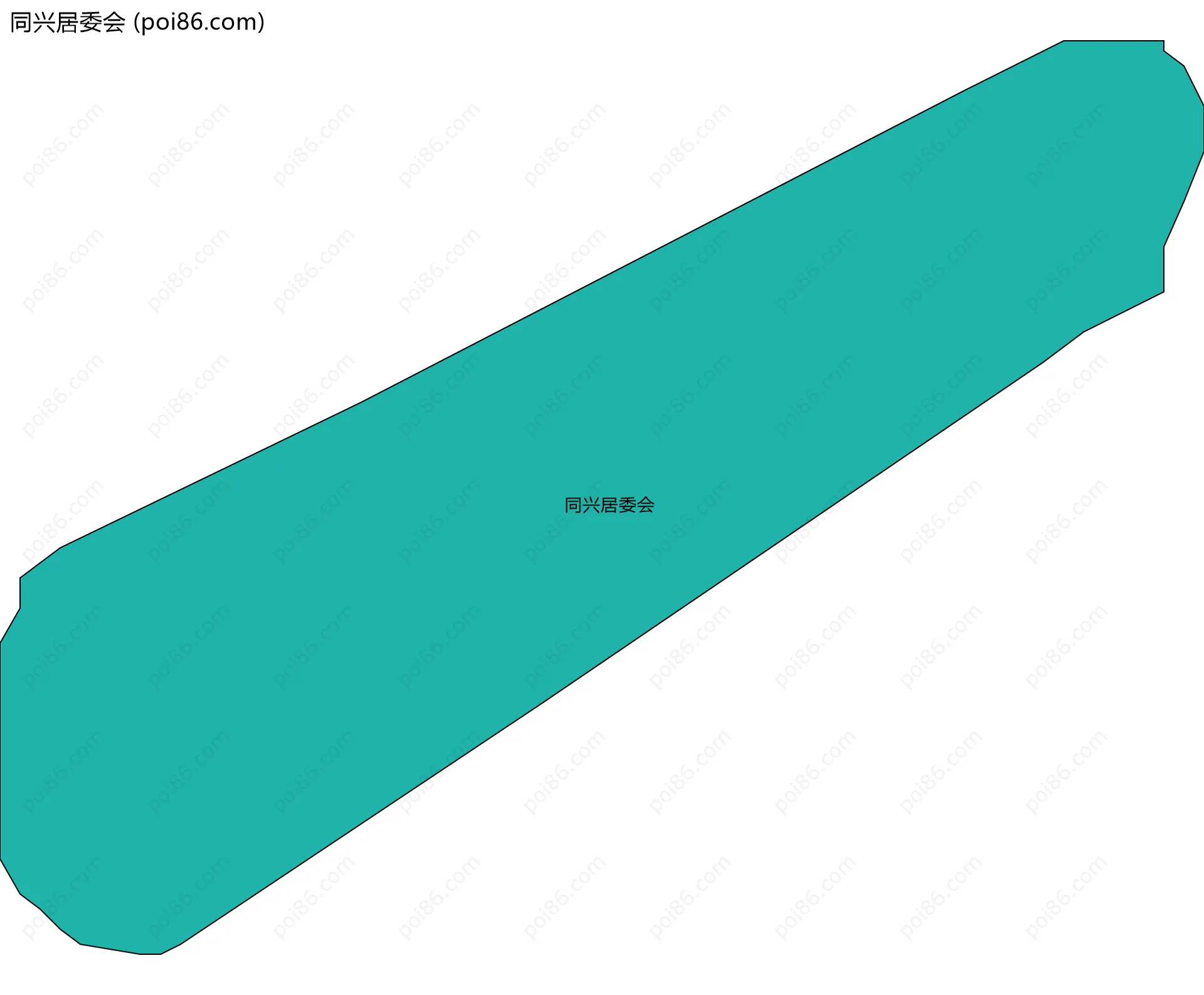 同兴居委会边界地图