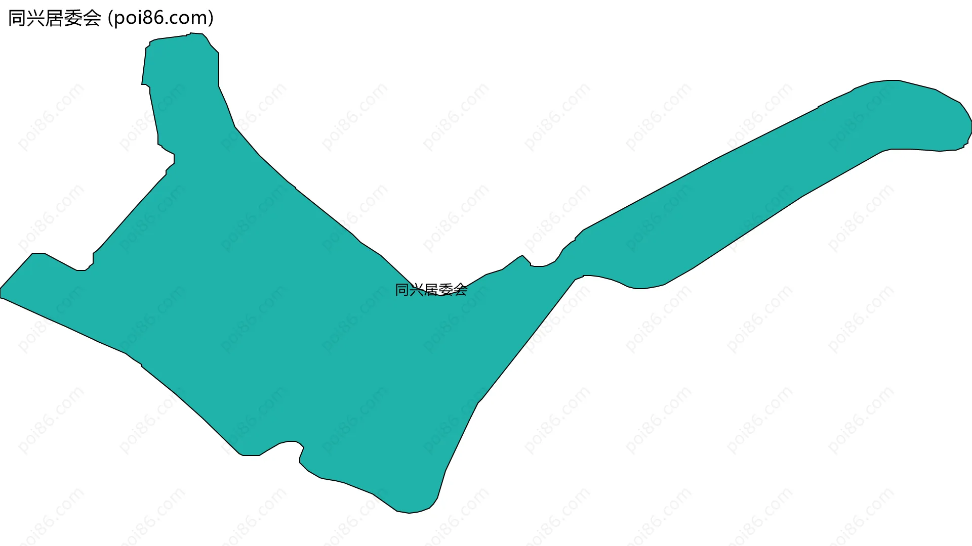 同兴居委会边界地图