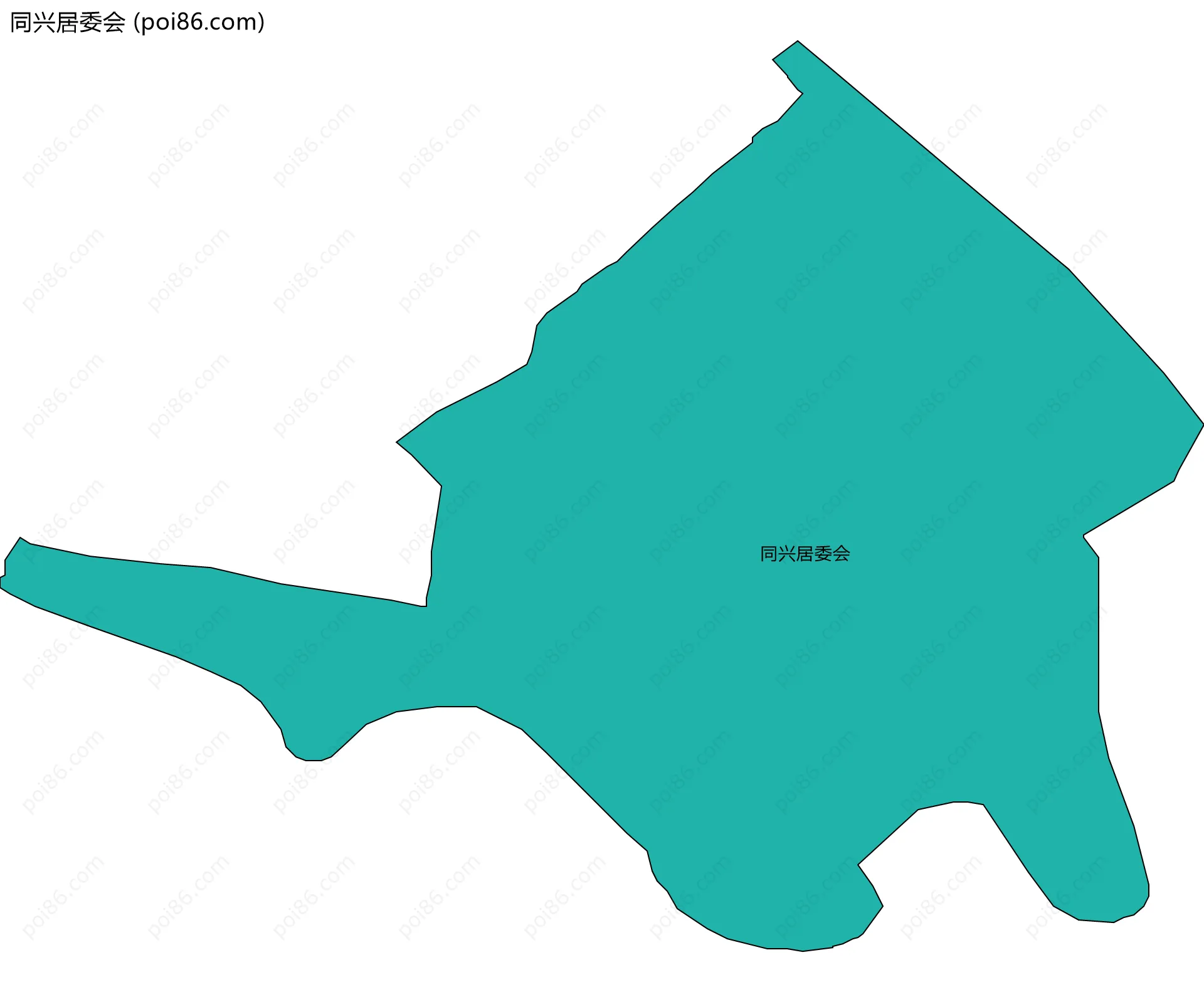 同兴居委会边界地图