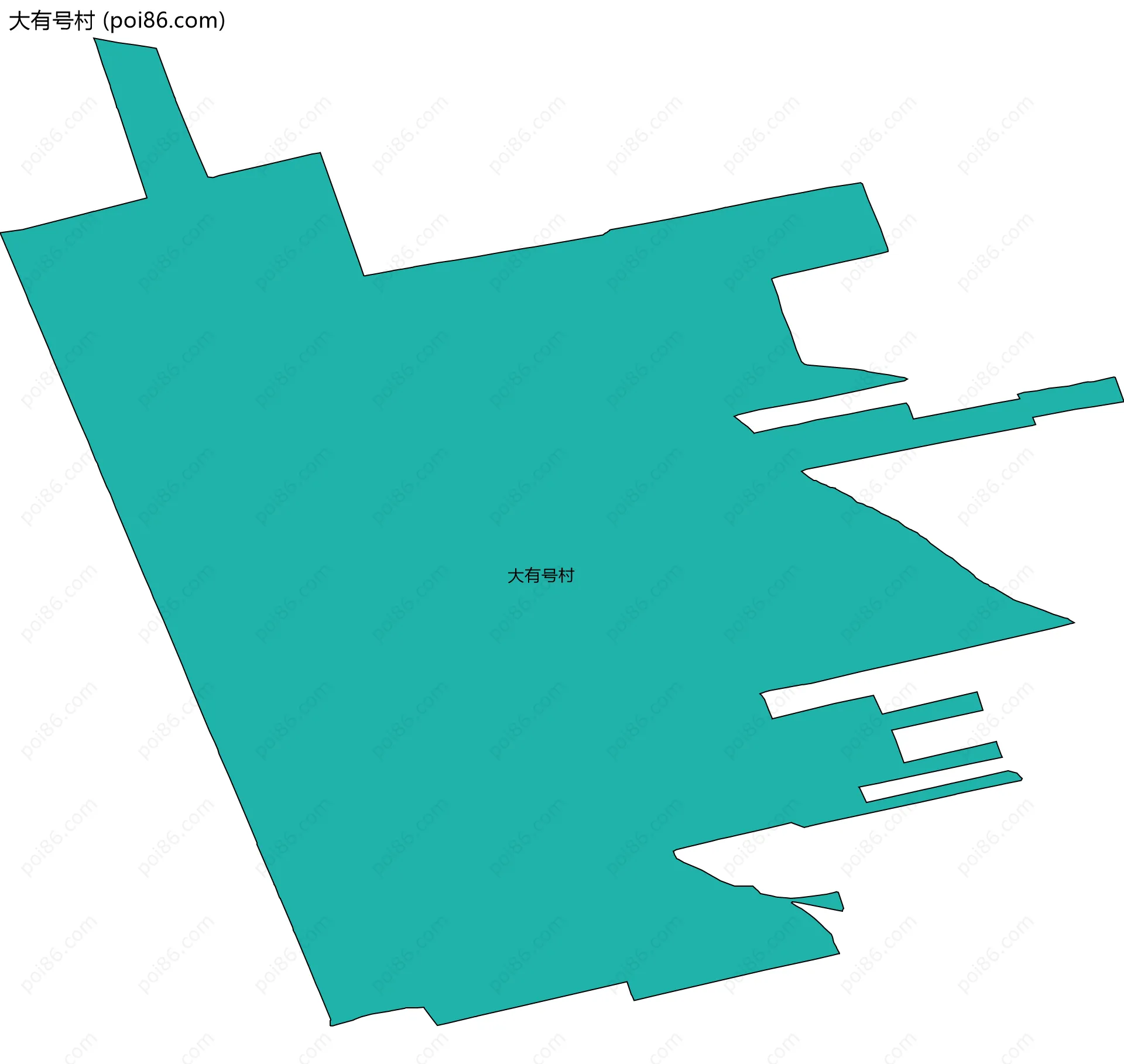 大有号村边界地图
