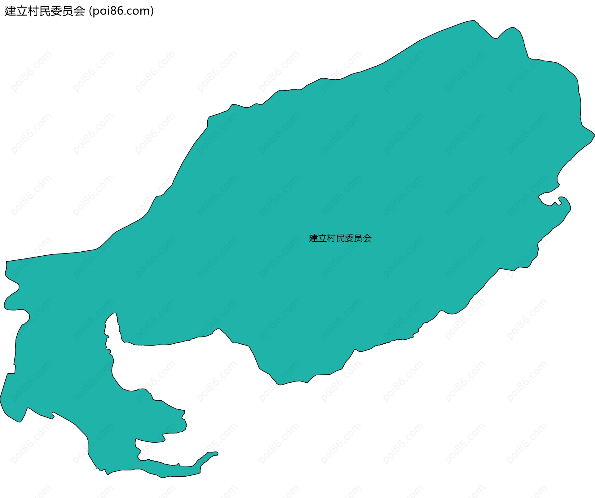 建立村民委员会边界地图