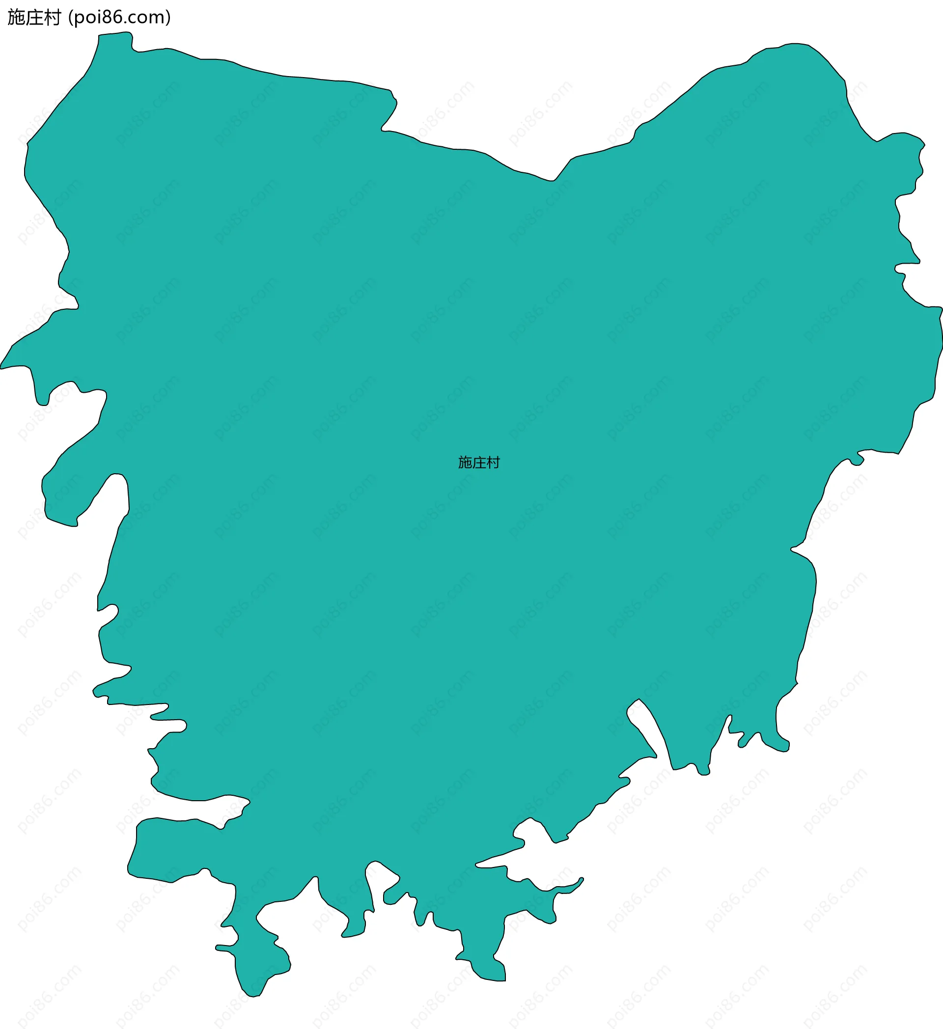 施庄村边界地图