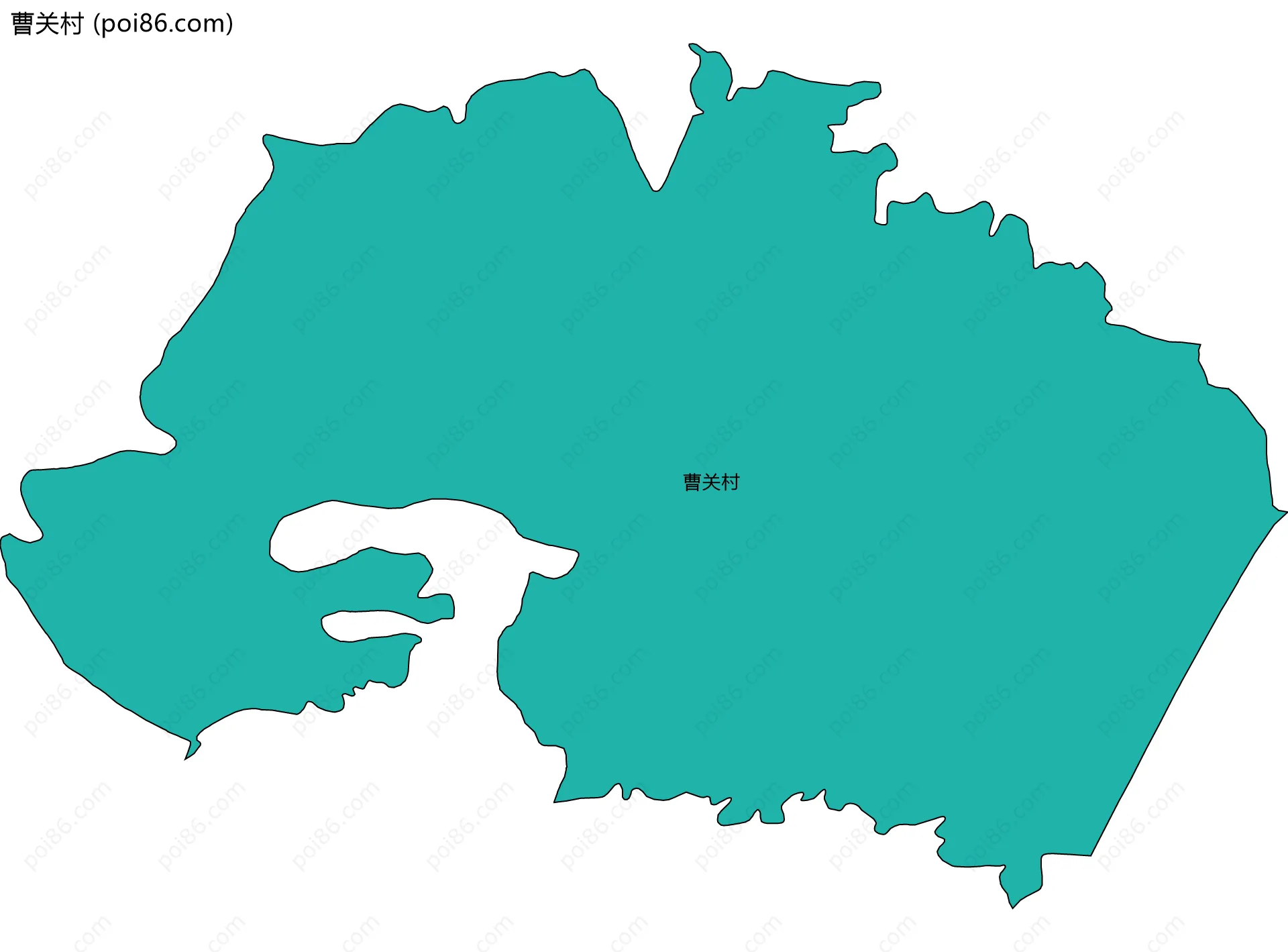 曹关村边界地图