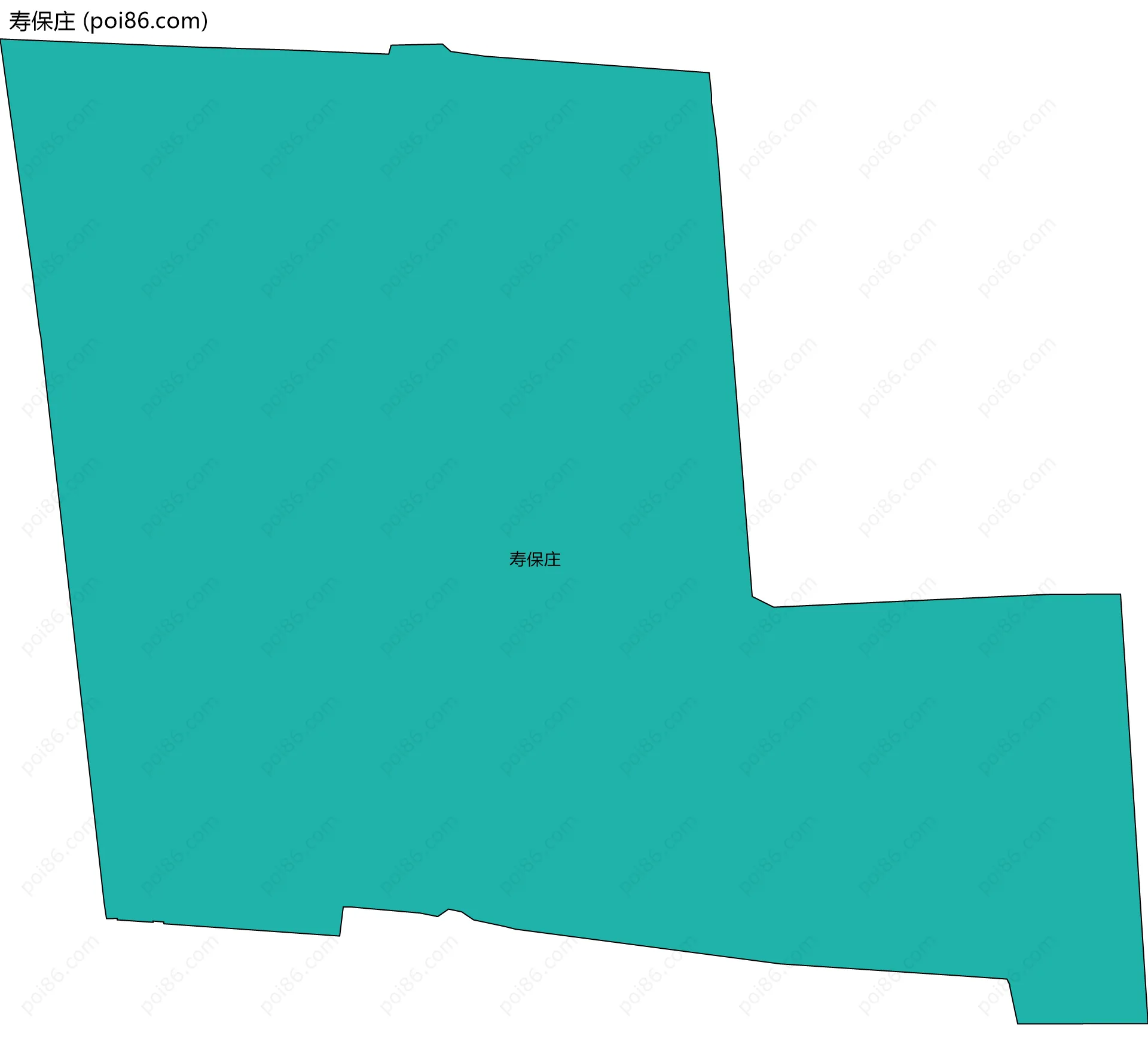 寿保庄边界地图