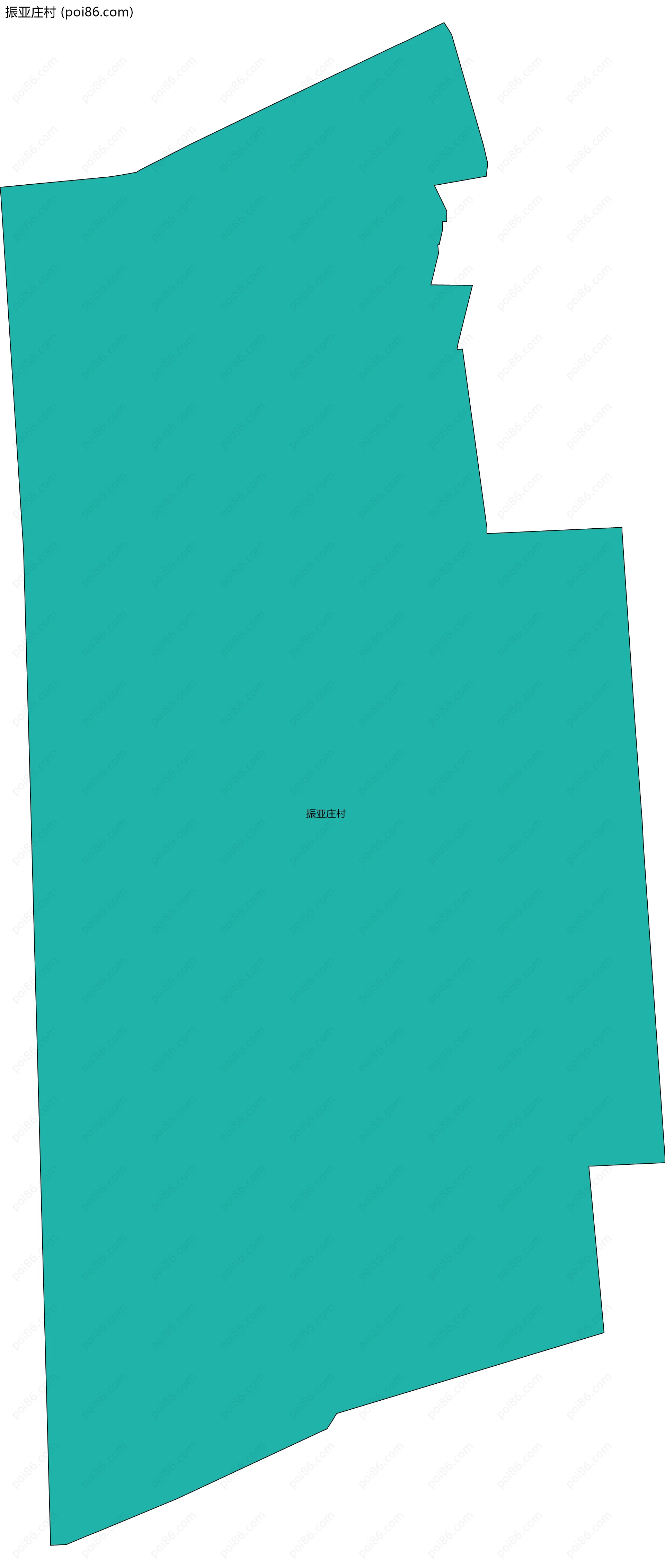 振亚庄村边界地图