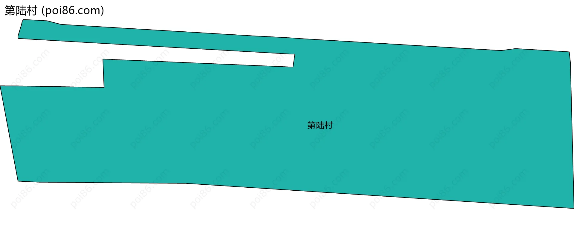 第陆村边界地图