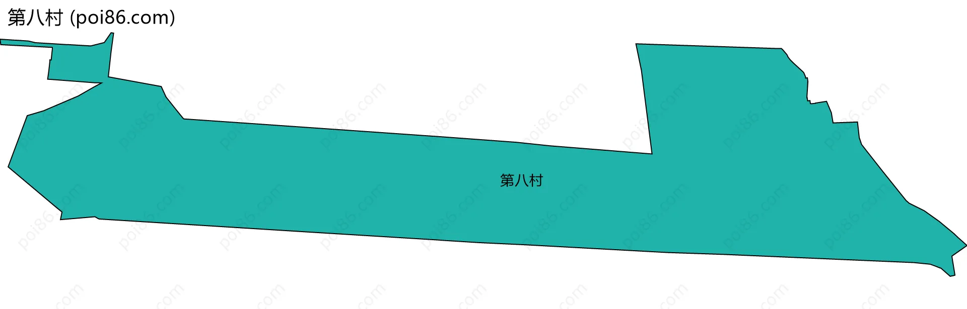 第八村边界地图