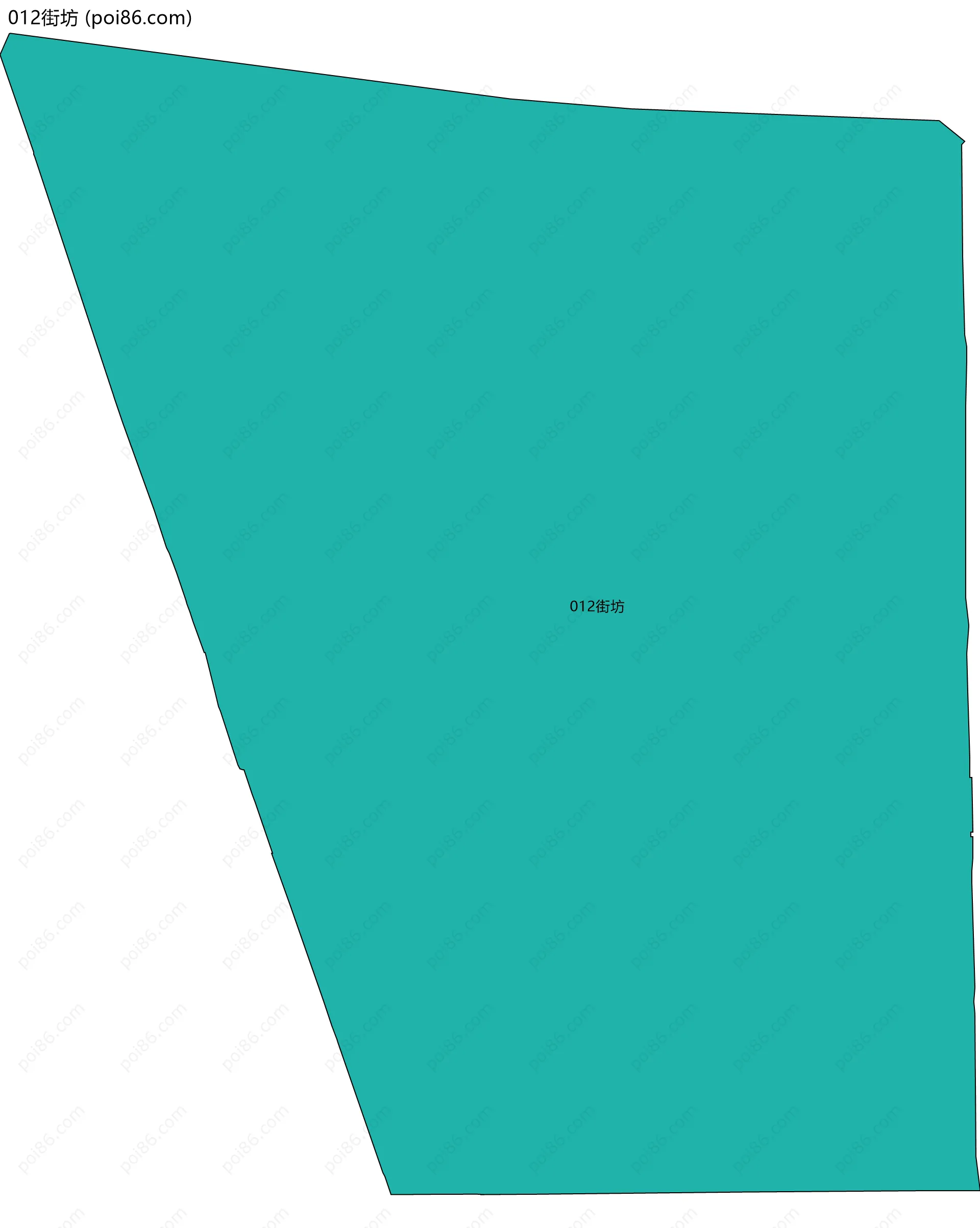 012街坊边界地图
