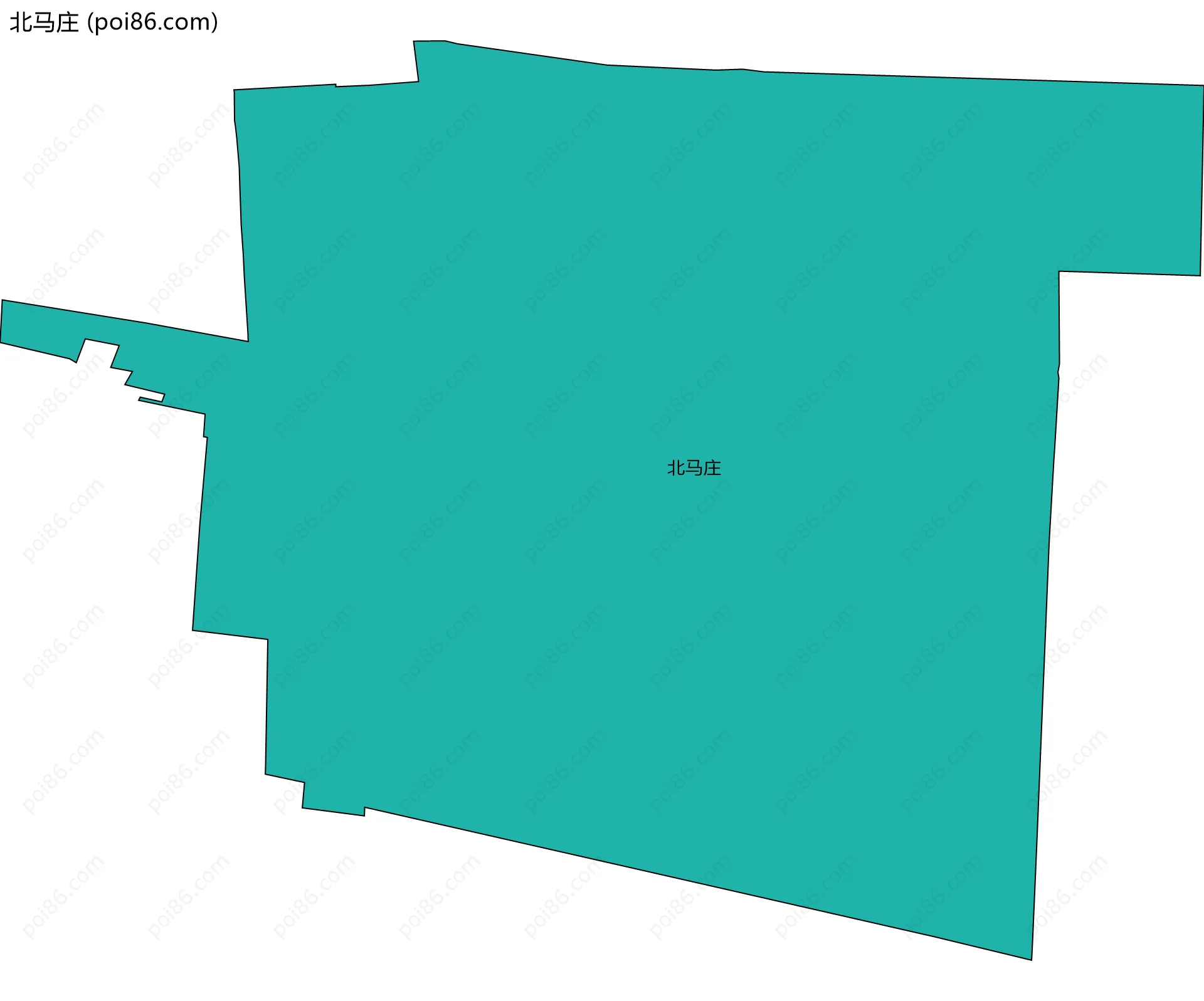 北马庄边界地图