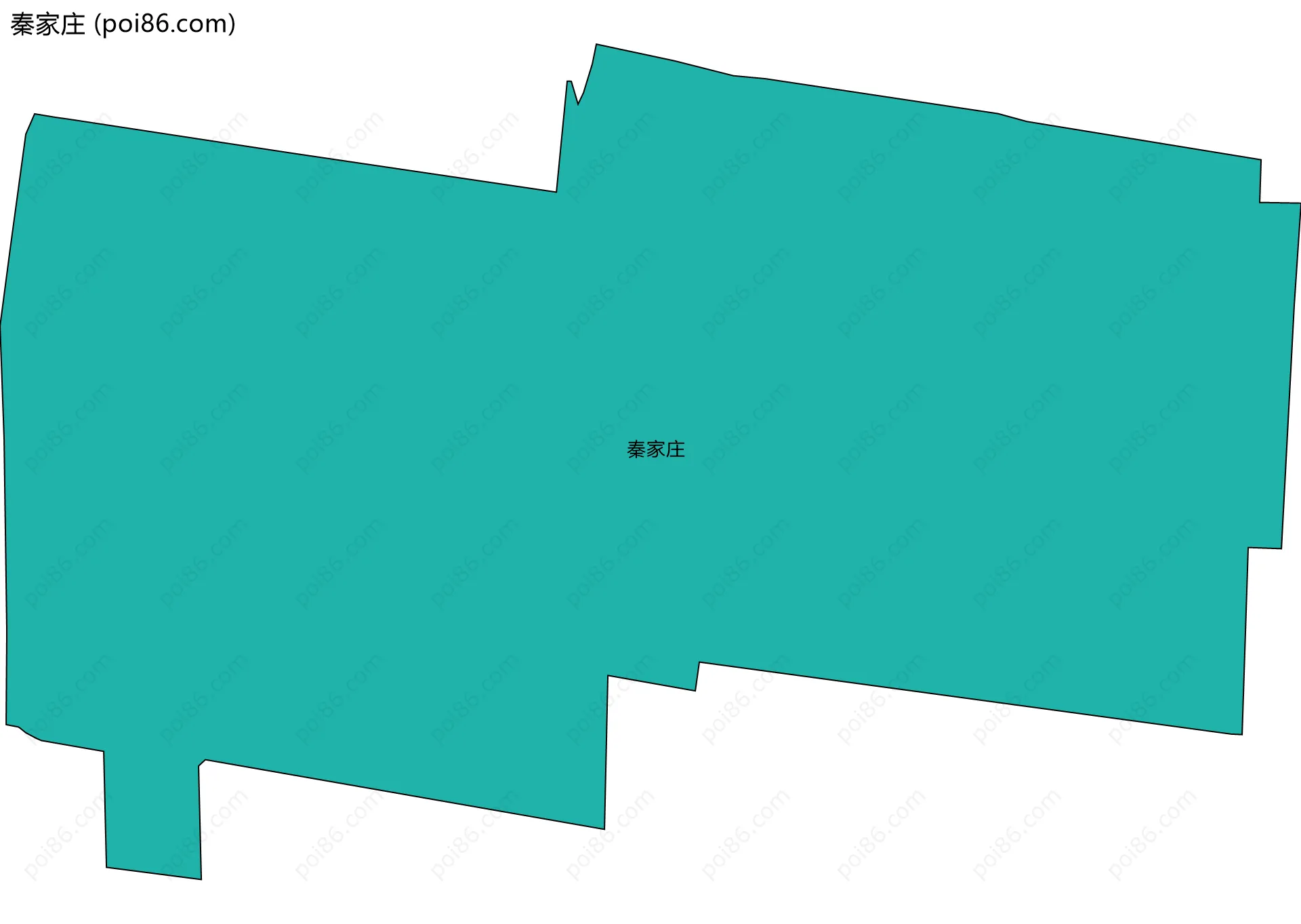 秦家庄边界地图