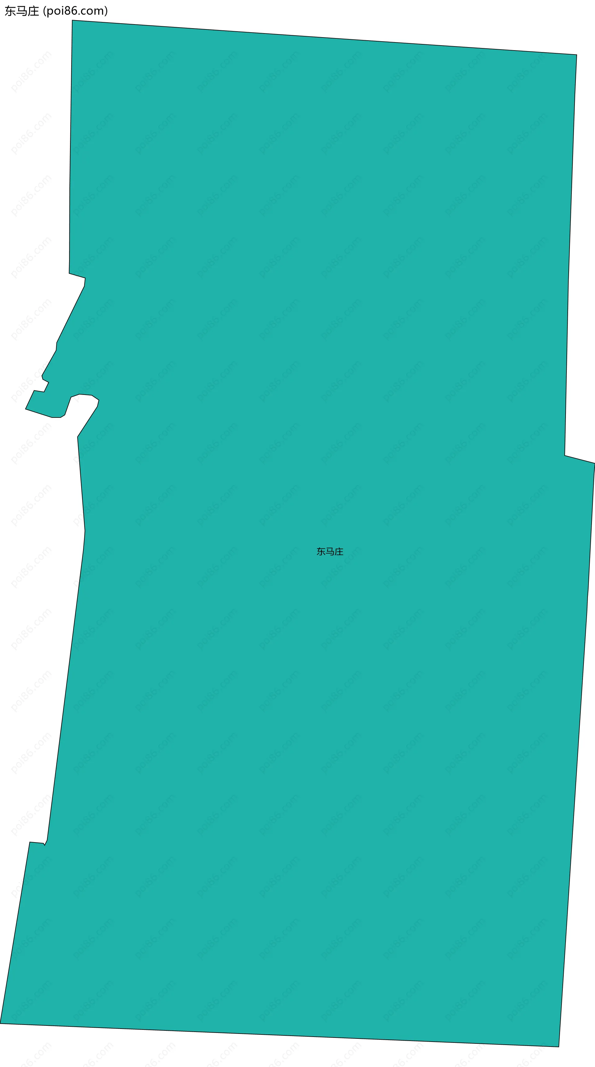 东马庄边界地图