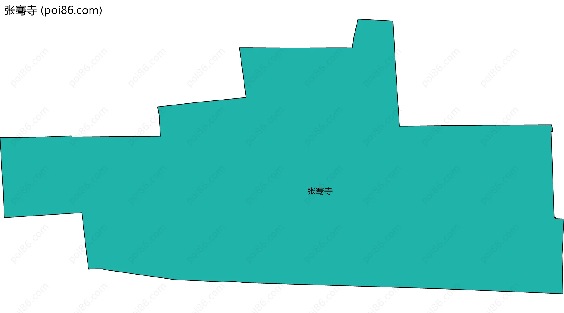 张骞寺边界地图