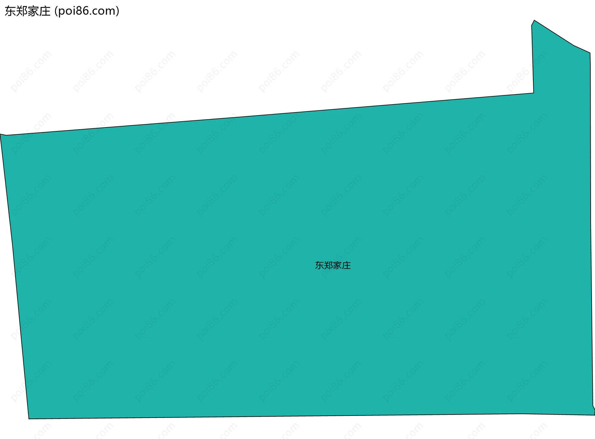 东郑家庄边界地图