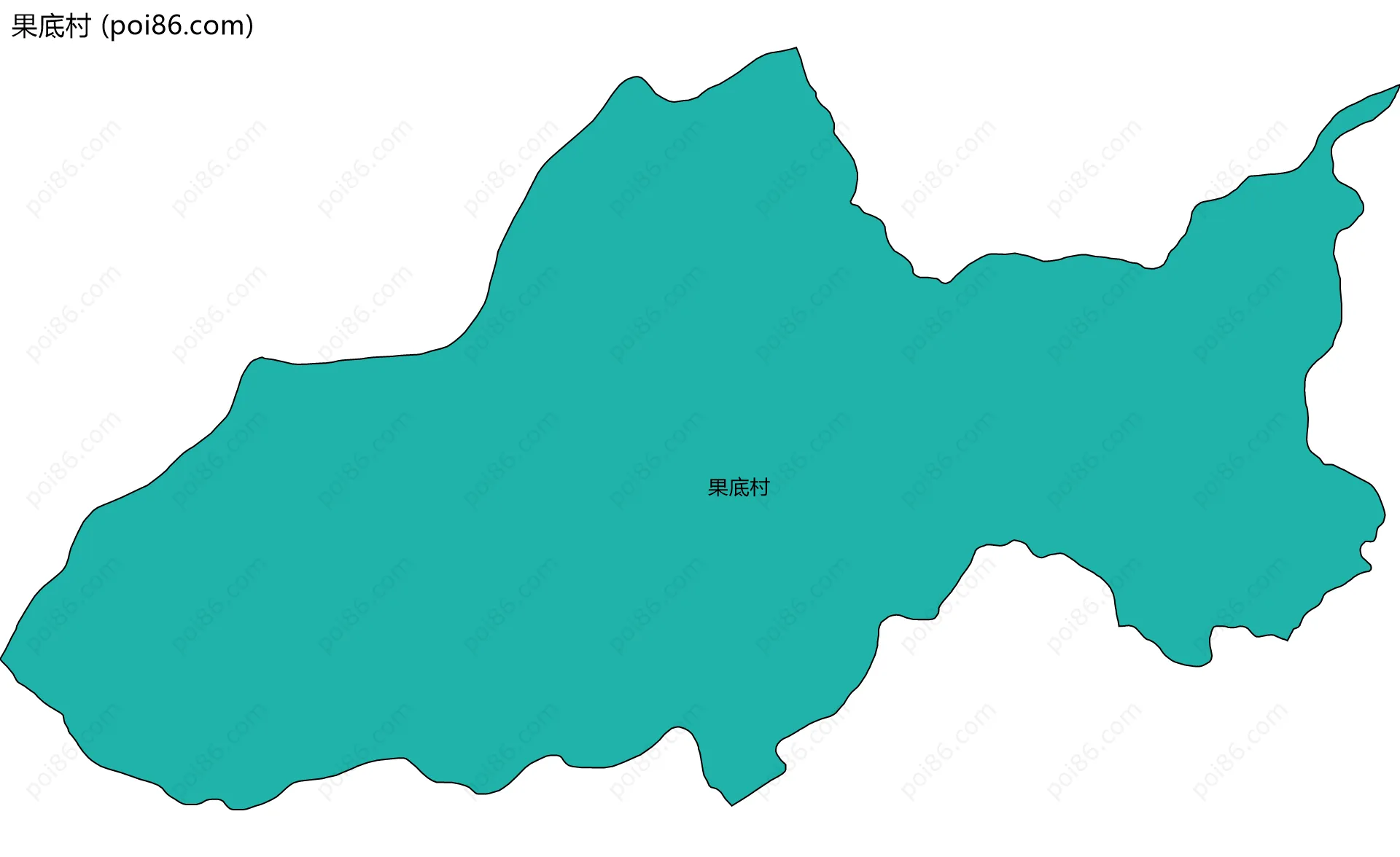 果底村边界地图