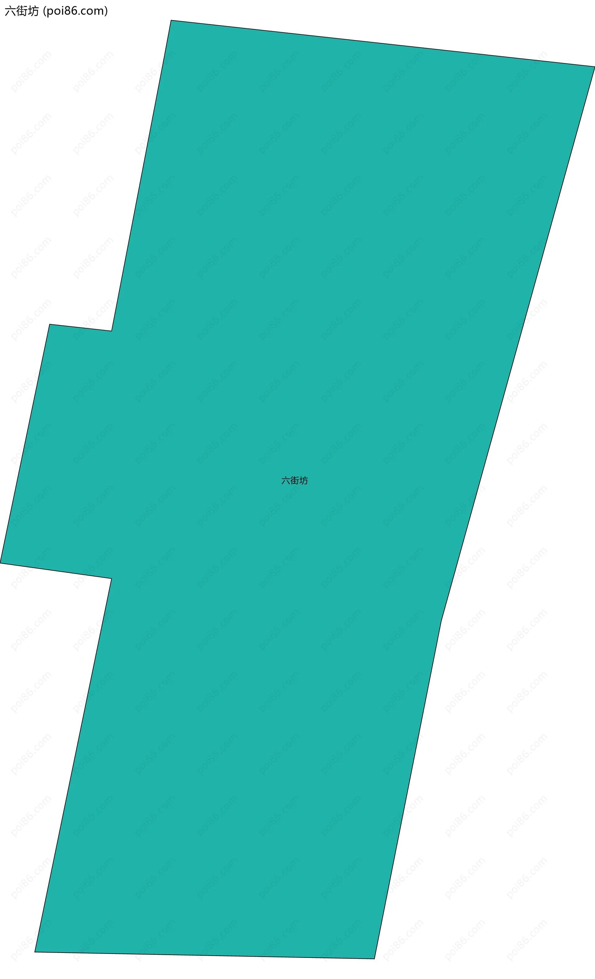 六街坊边界地图