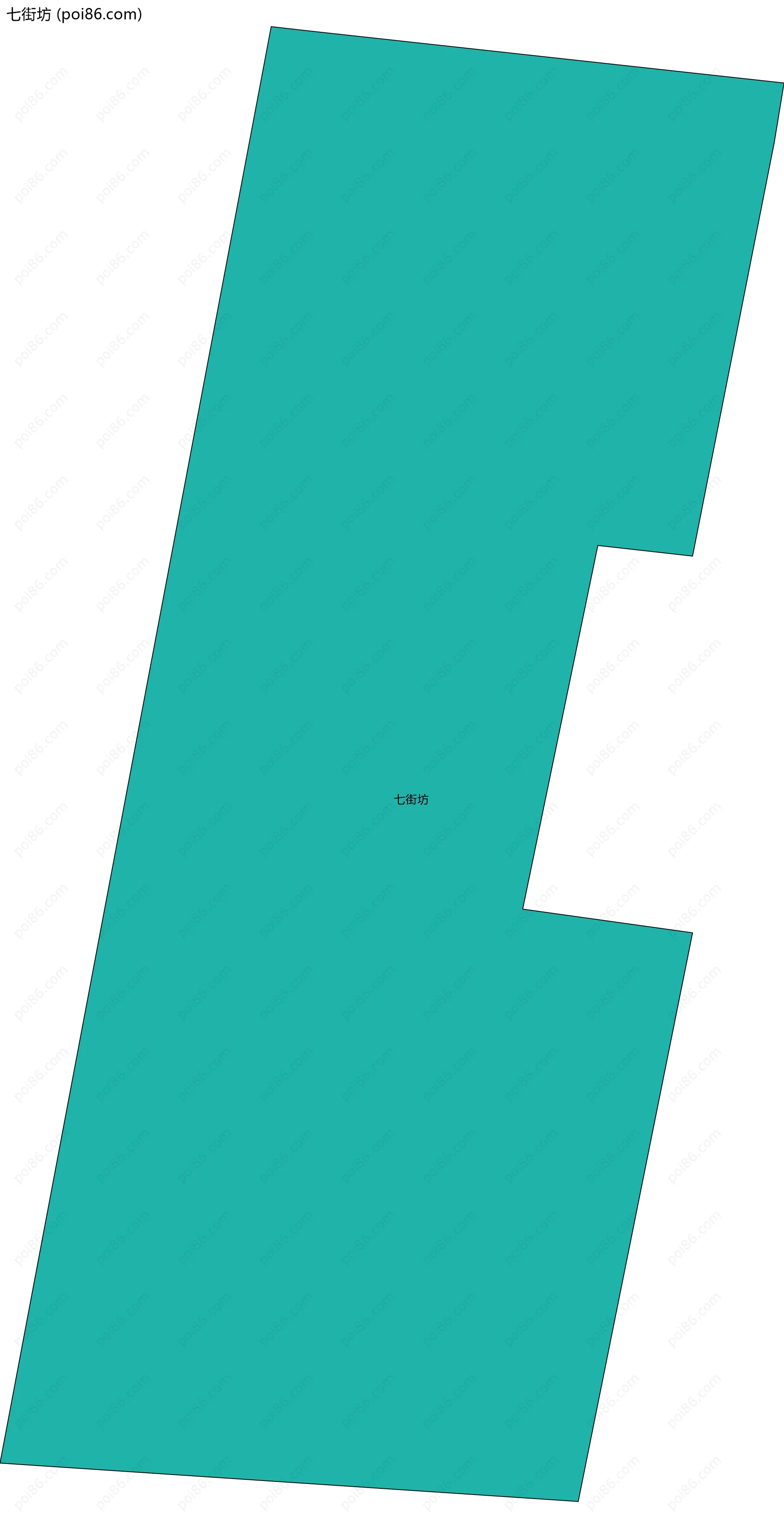 七街坊边界地图