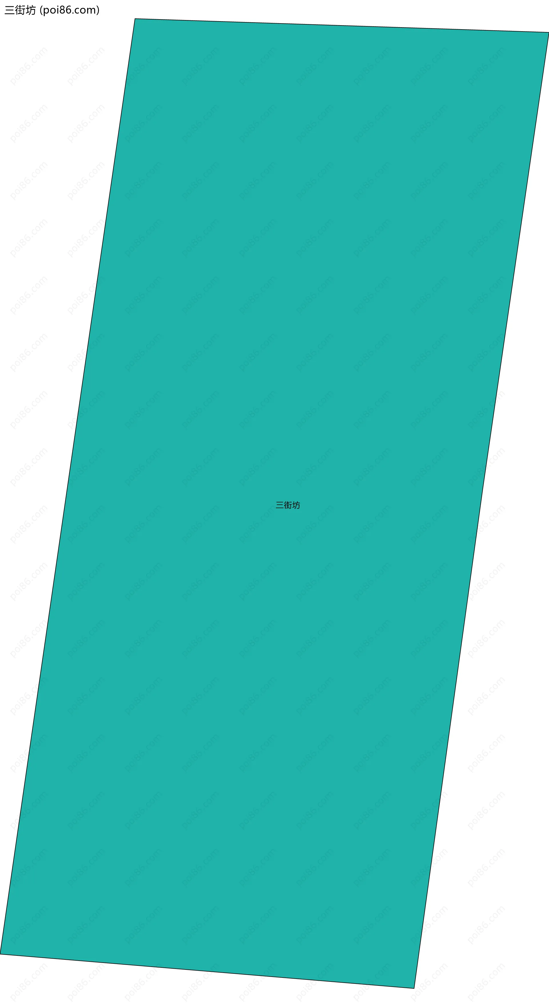 三街坊边界地图