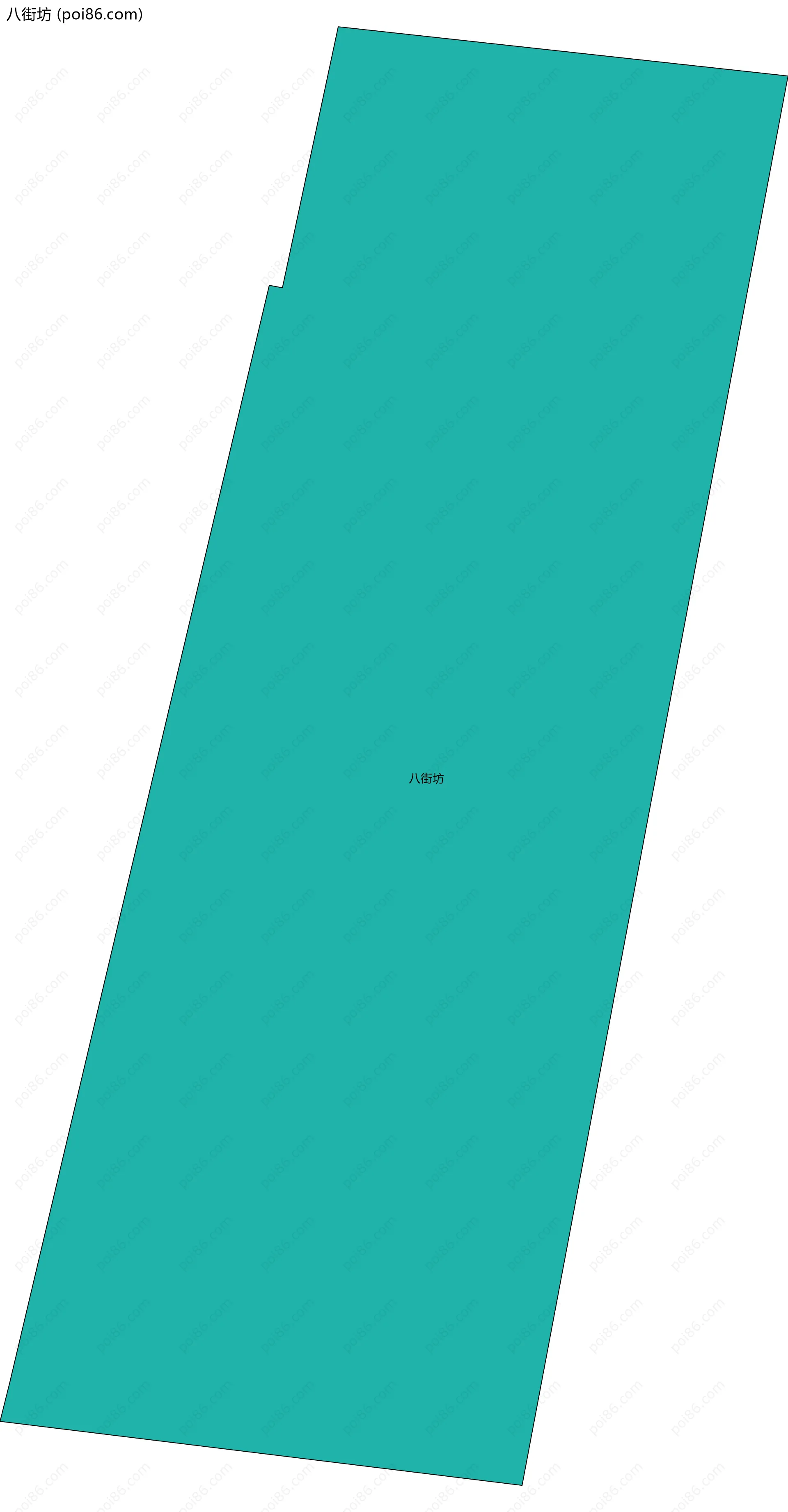 八街坊边界地图