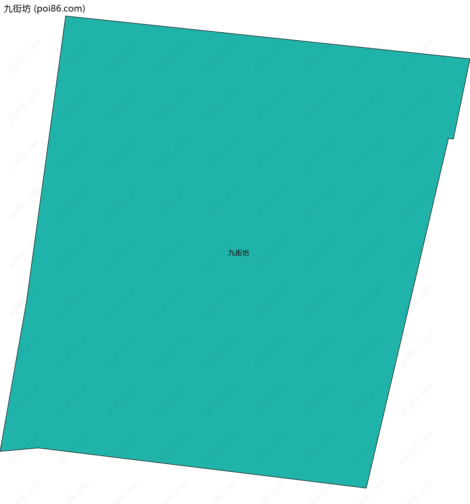 九街坊边界地图