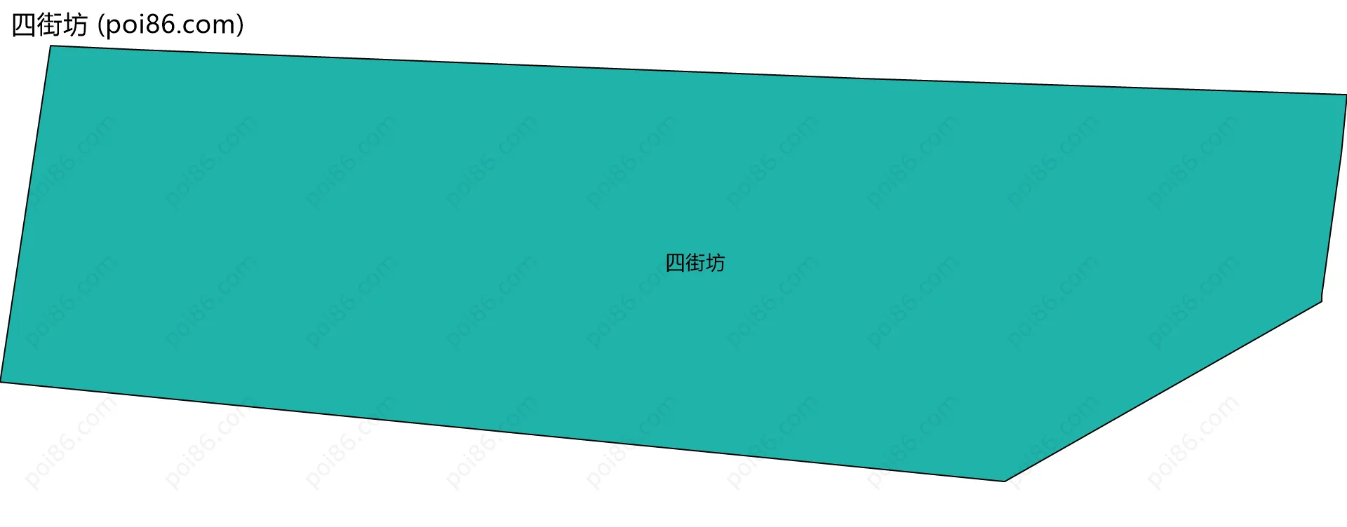 四街坊边界地图