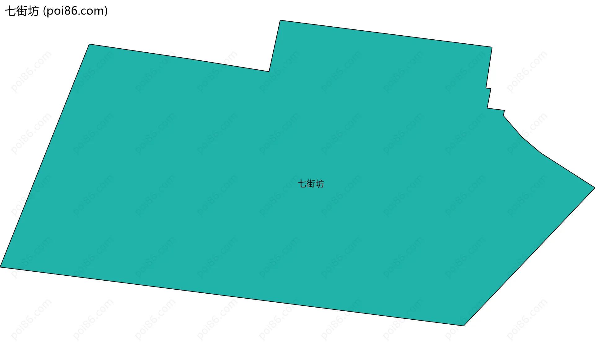 七街坊边界地图