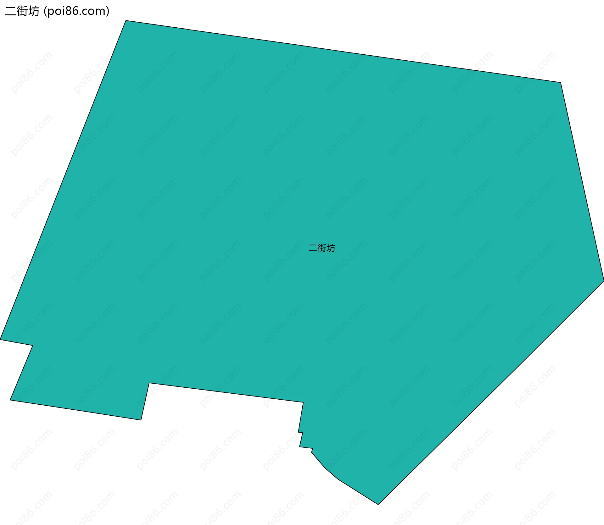 二街坊边界地图