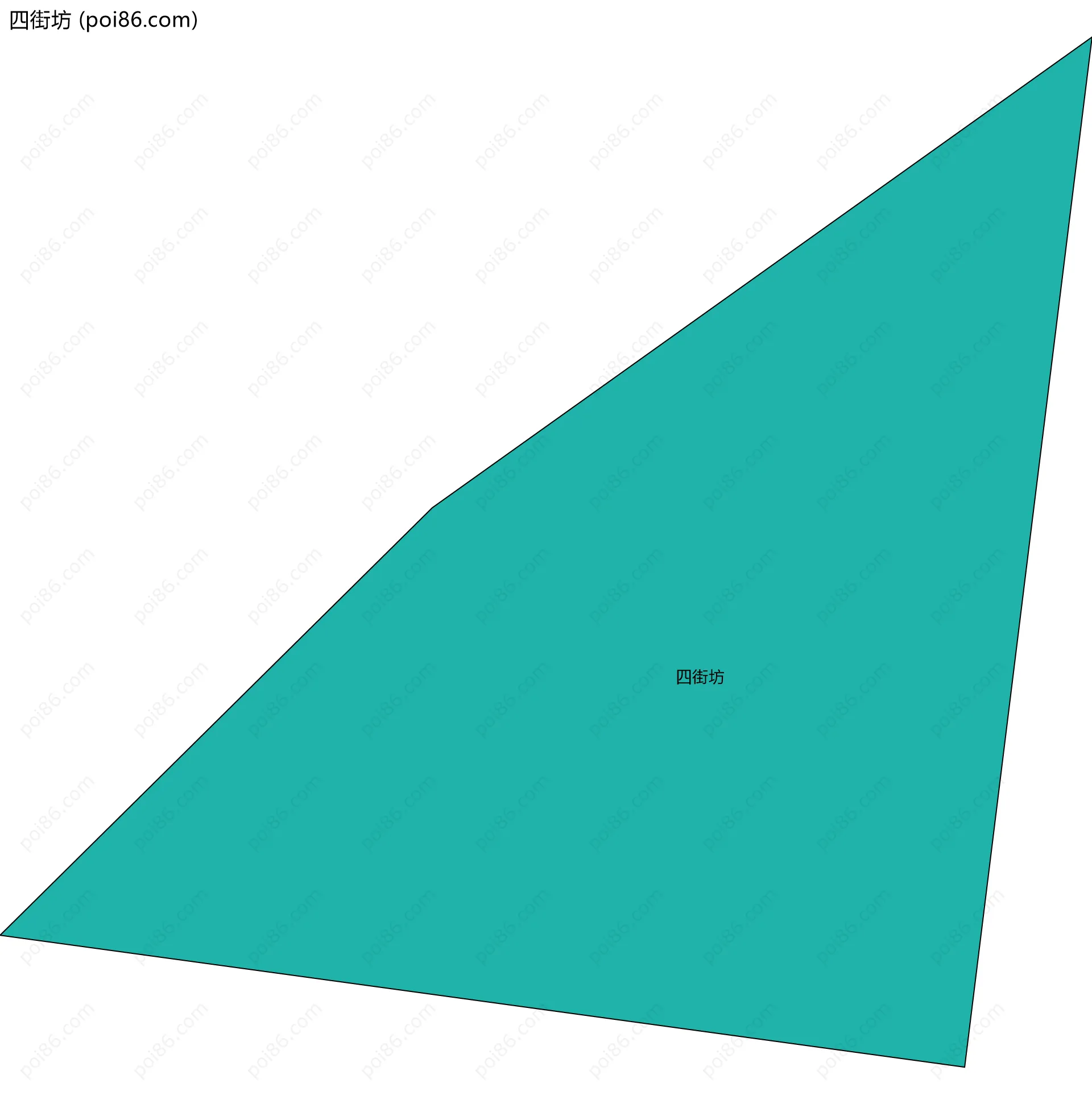 四街坊边界地图