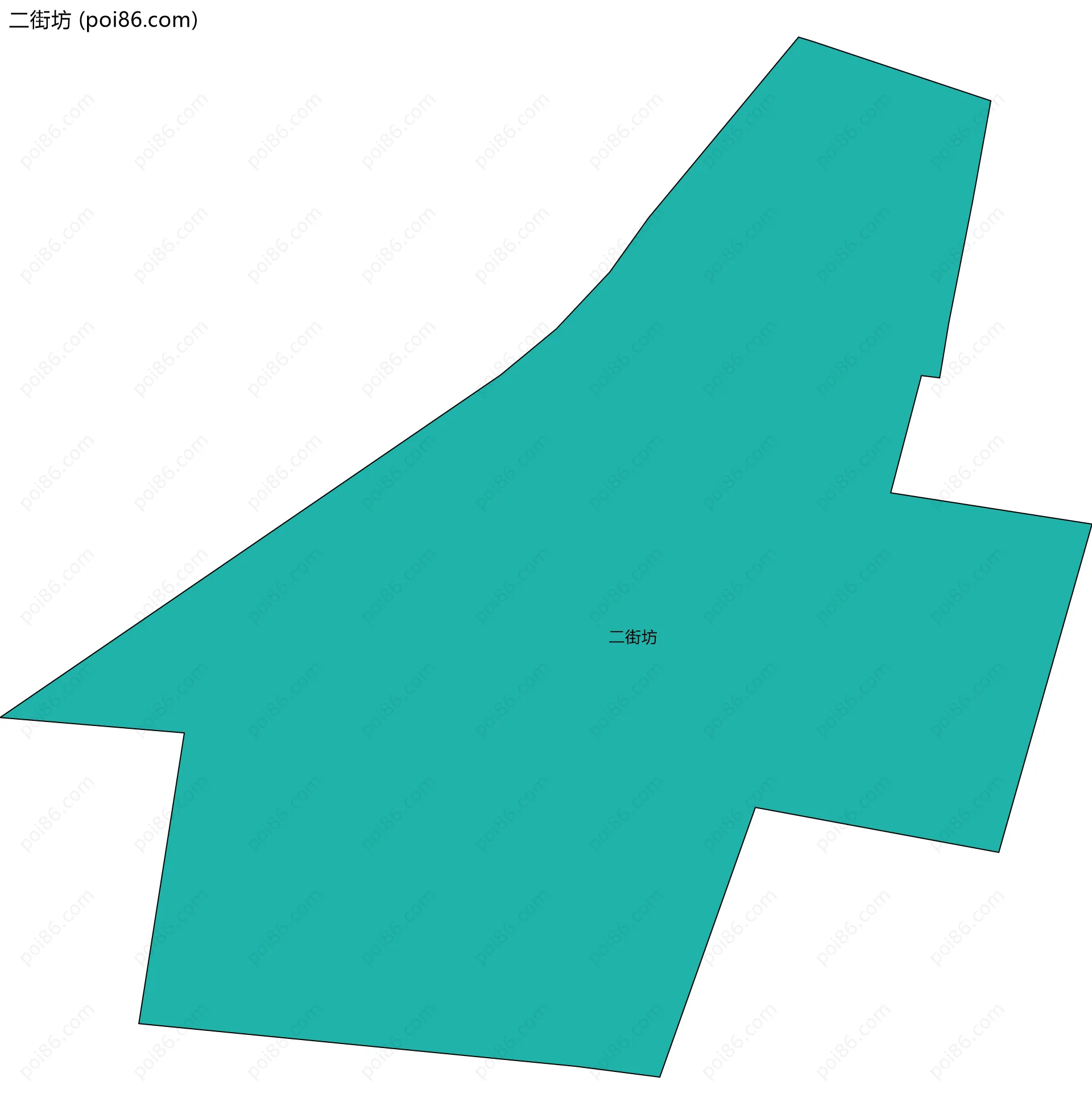 二街坊边界地图