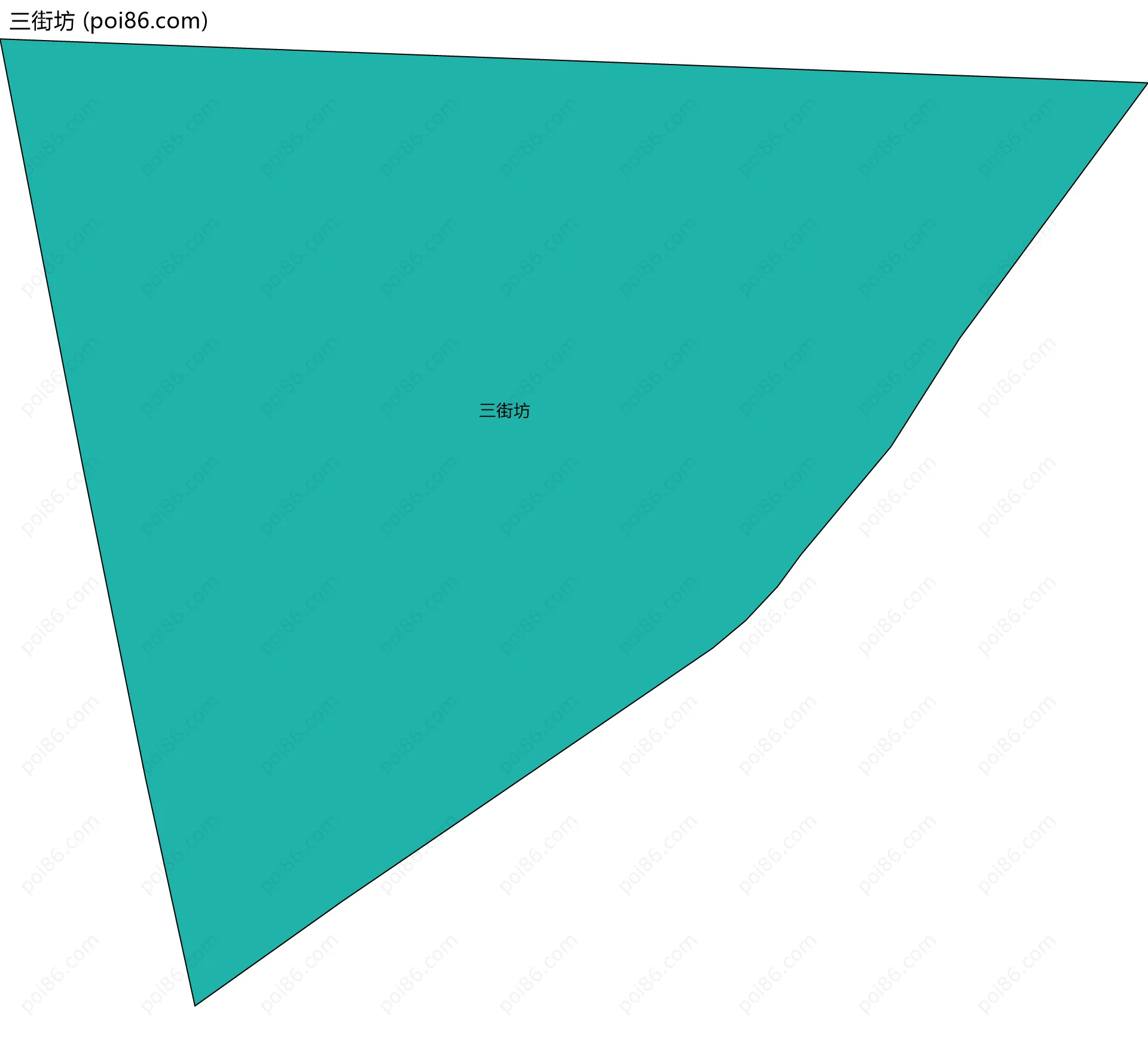 三街坊边界地图