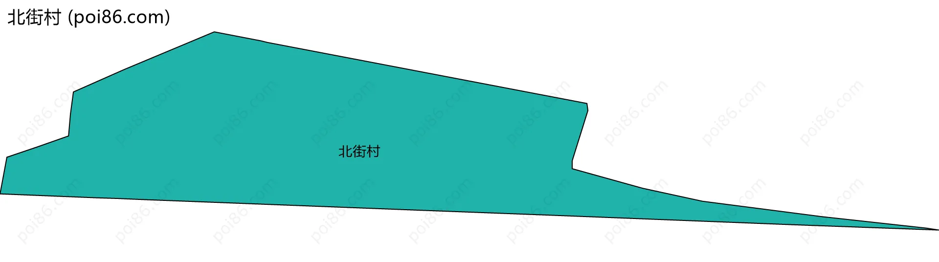 北街村边界地图