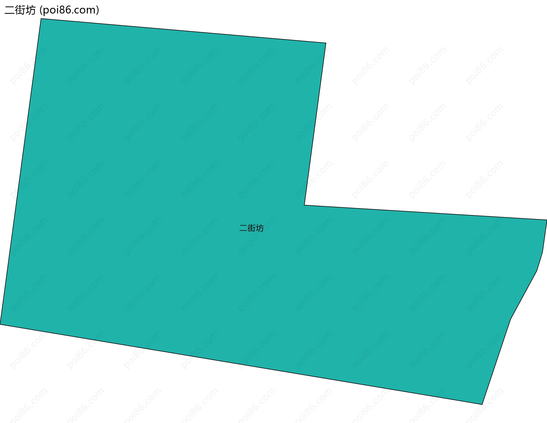 二街坊边界地图