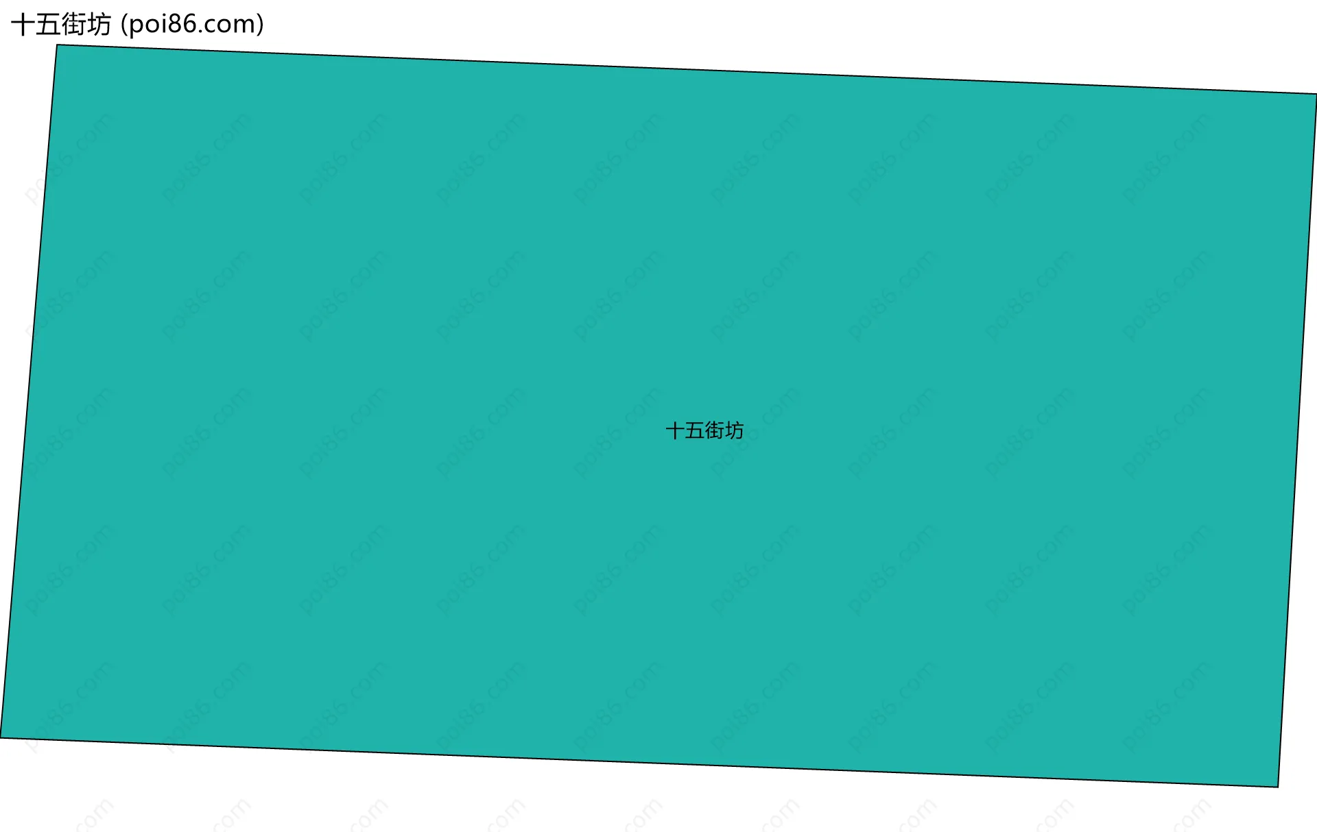十五街坊边界地图