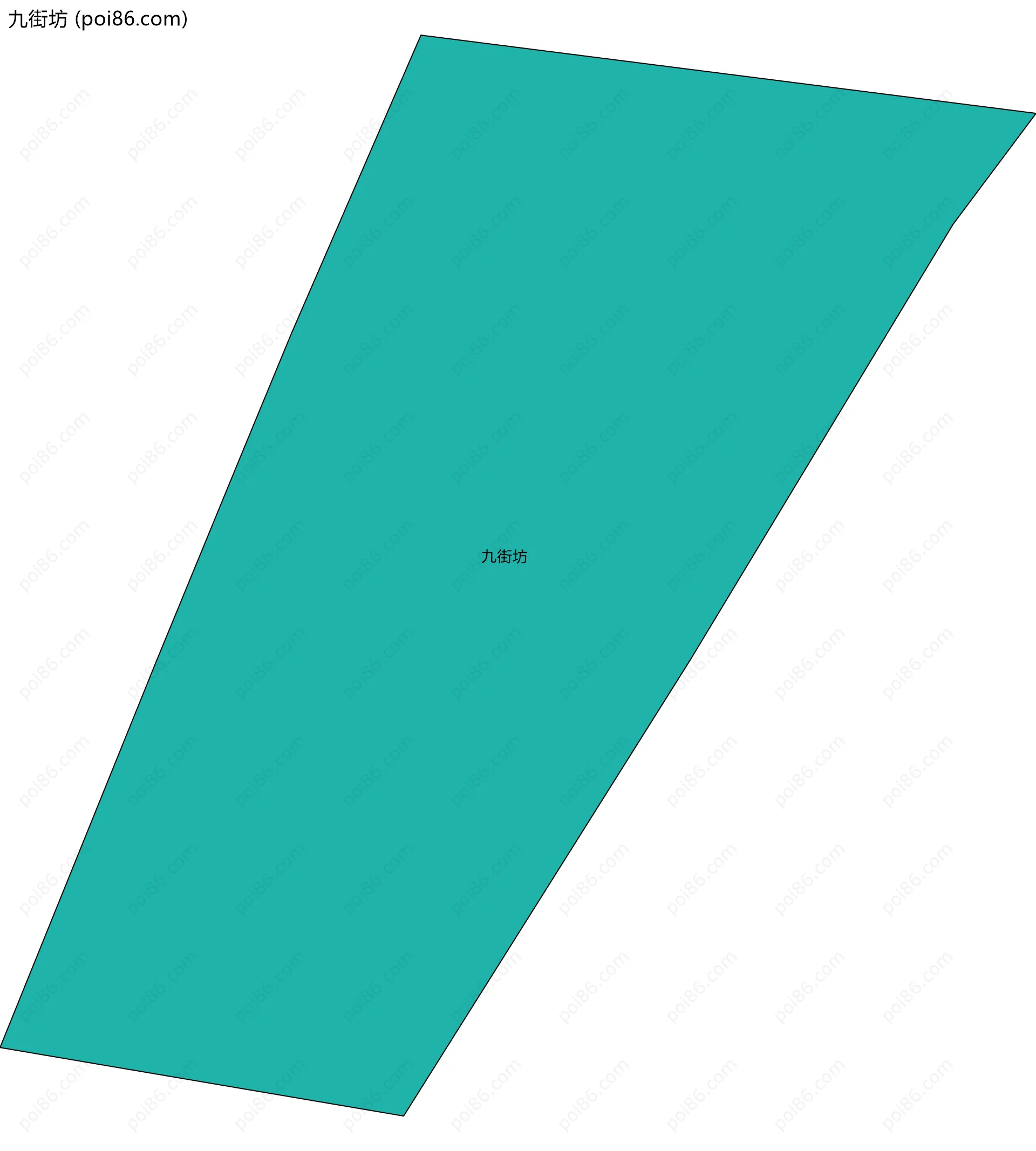 九街坊边界地图