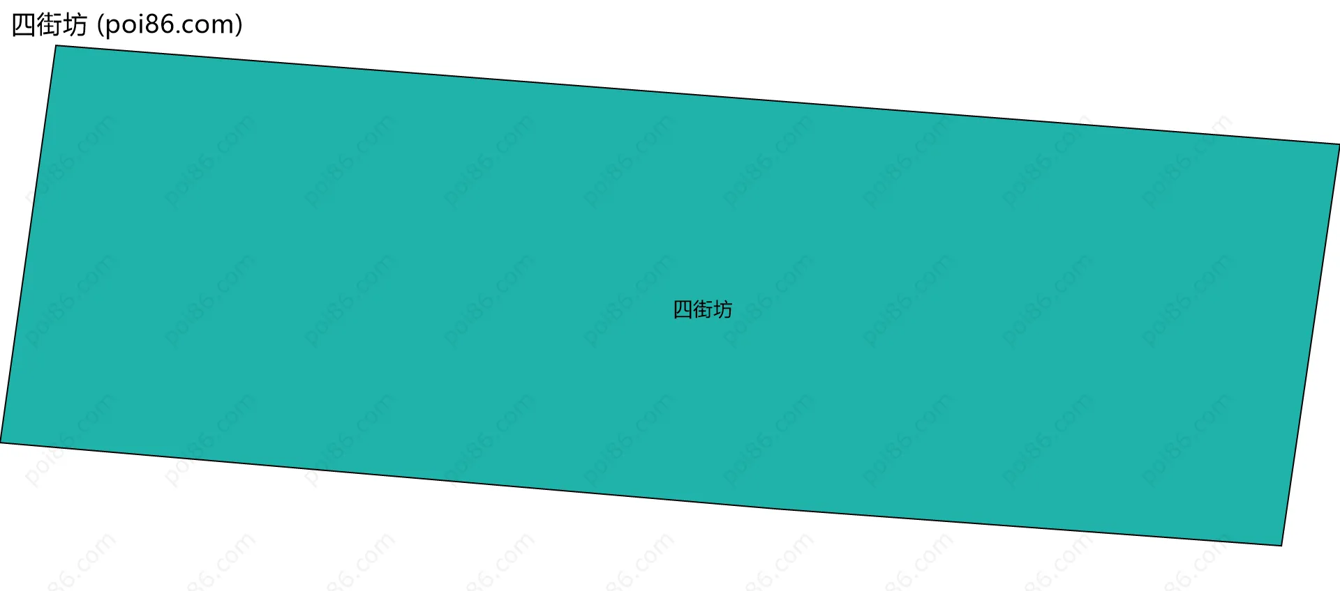 四街坊边界地图