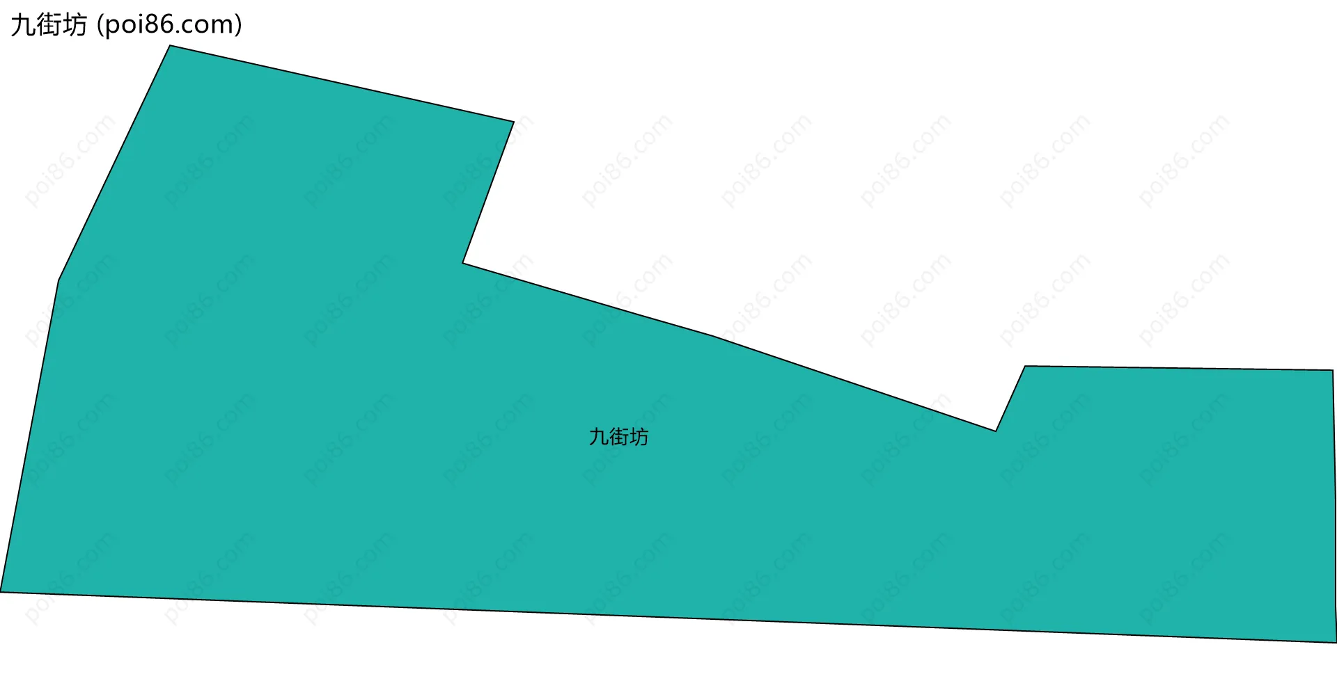 九街坊边界地图