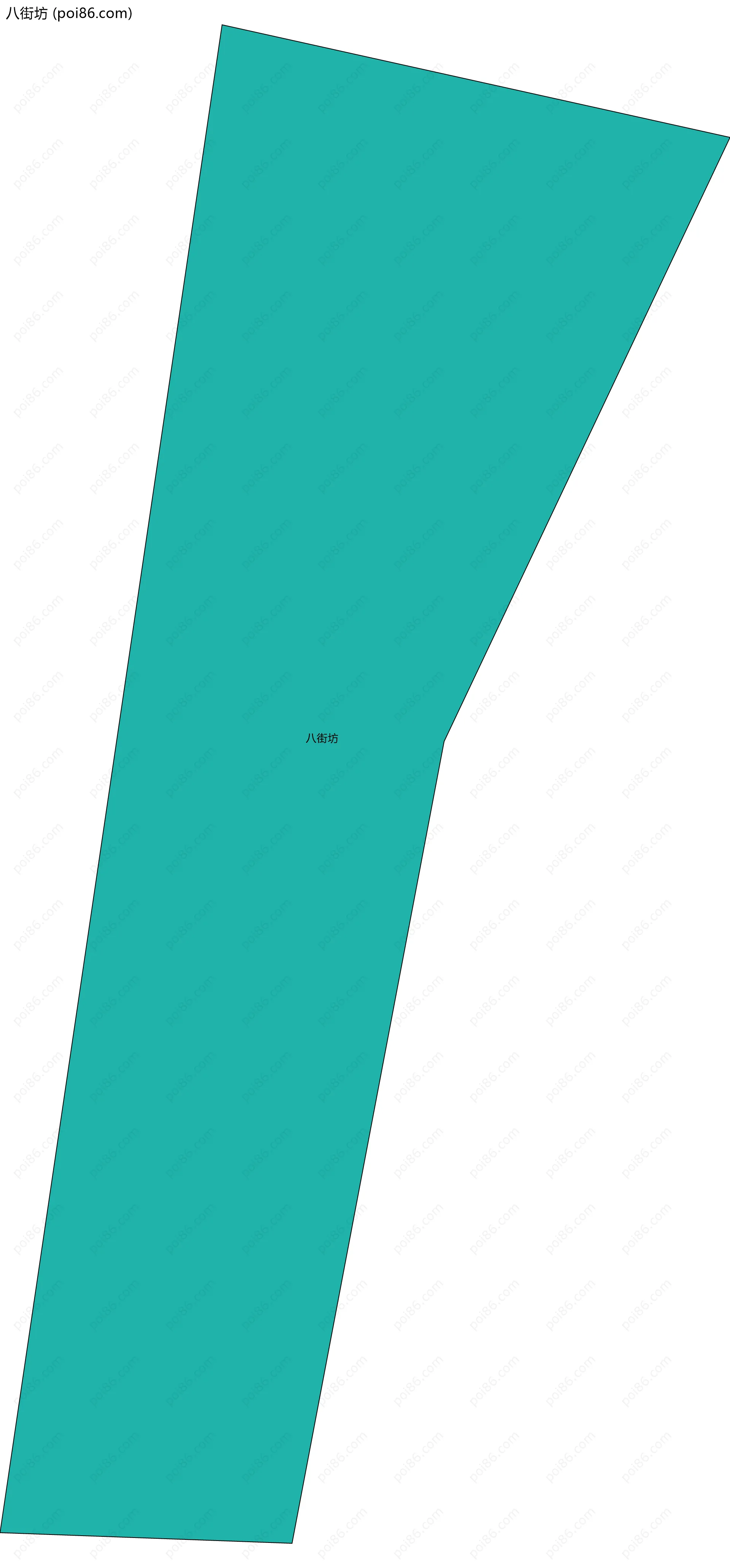 八街坊边界地图