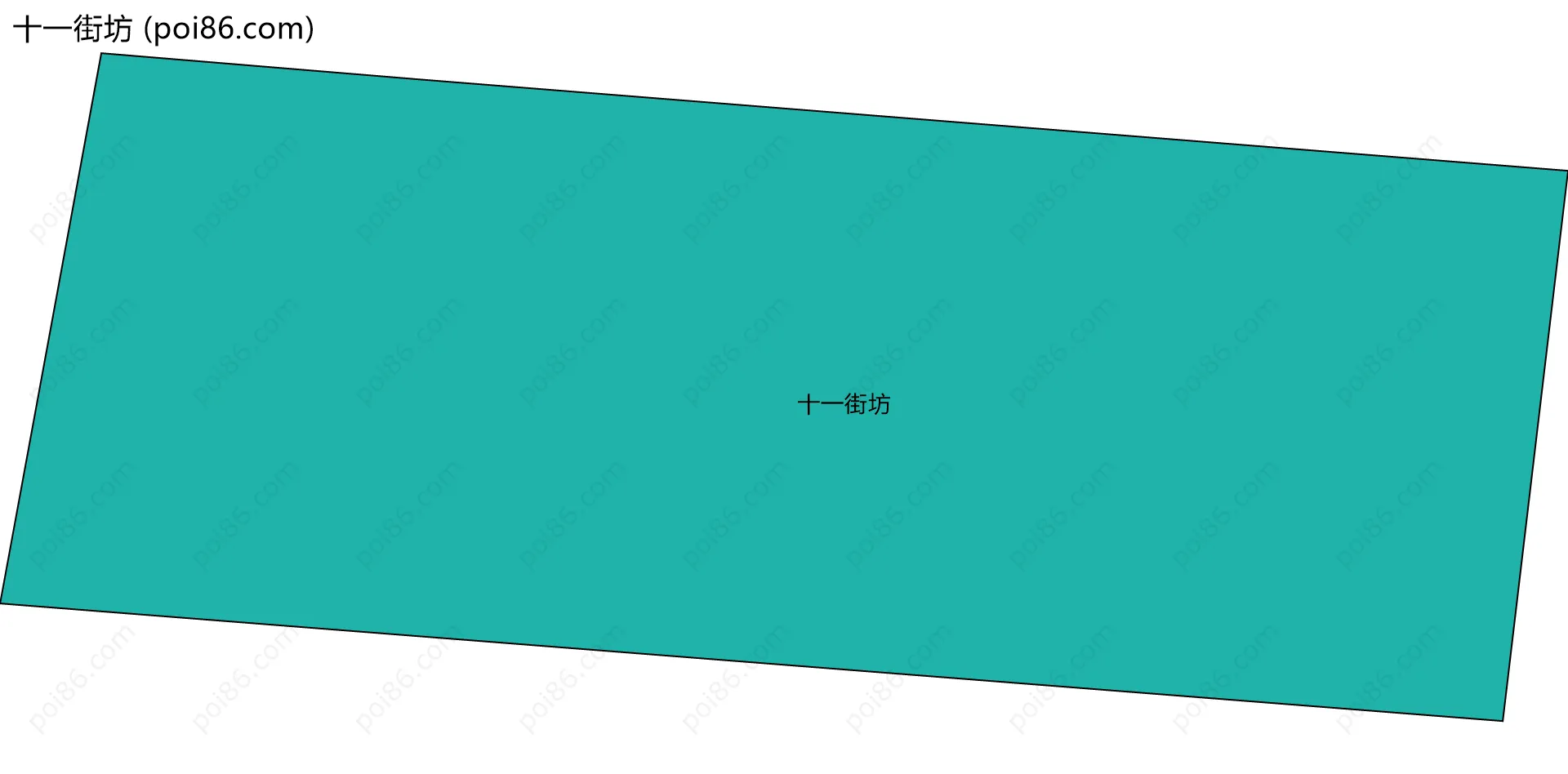 十一街坊边界地图