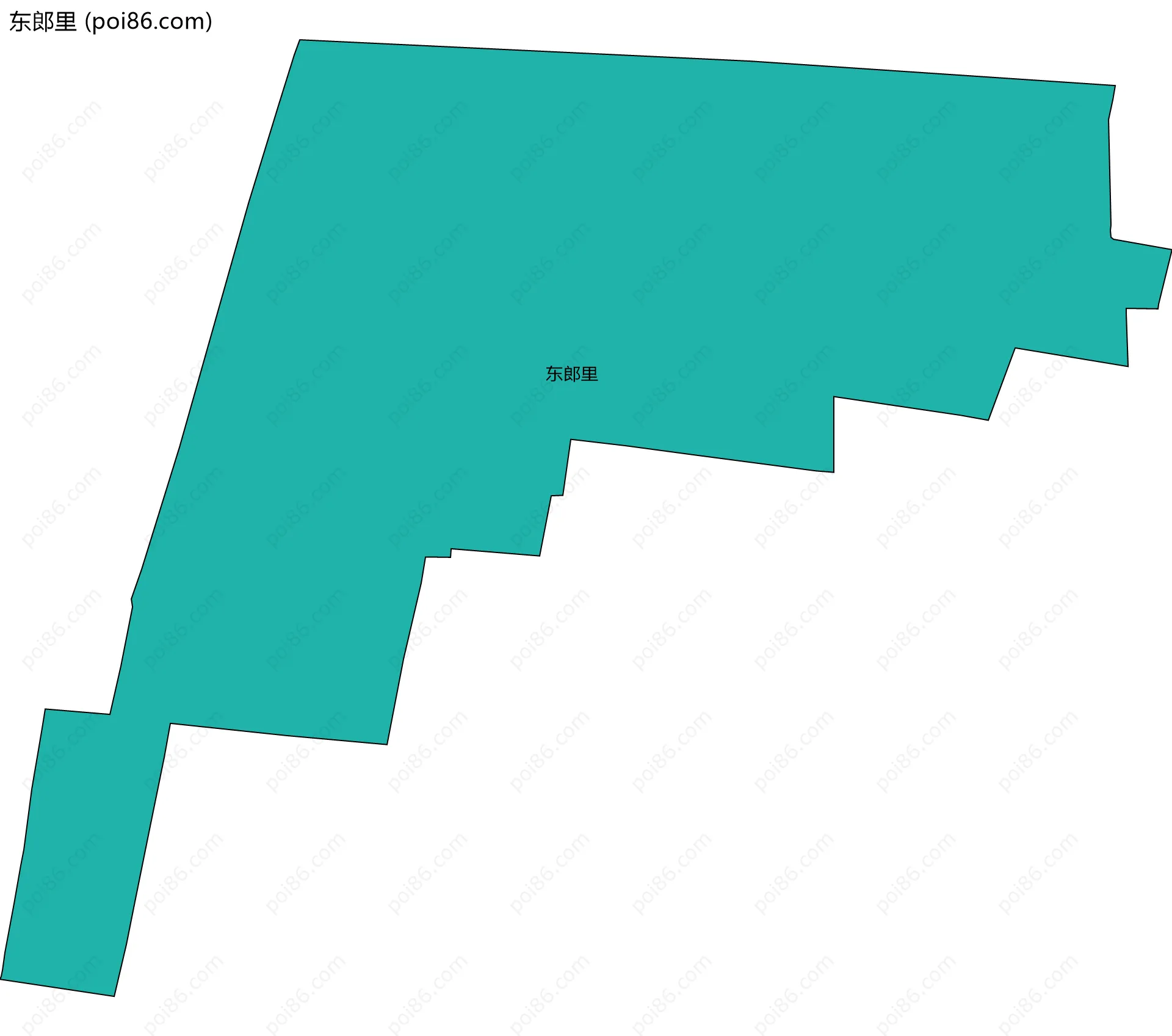 东郎里边界地图
