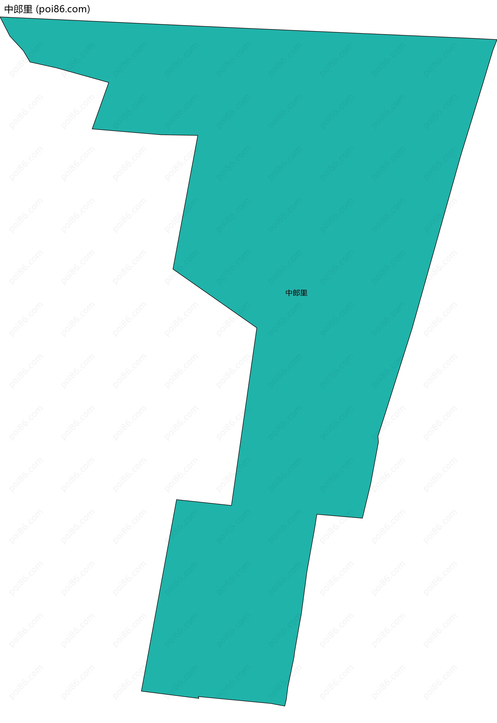 中郎里边界地图