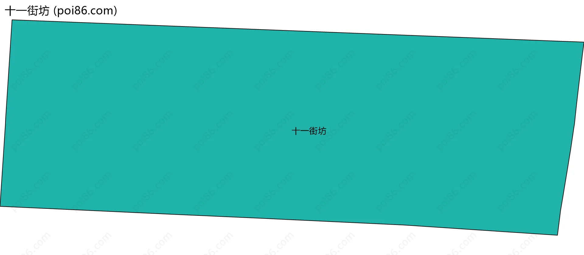 十一街坊边界地图