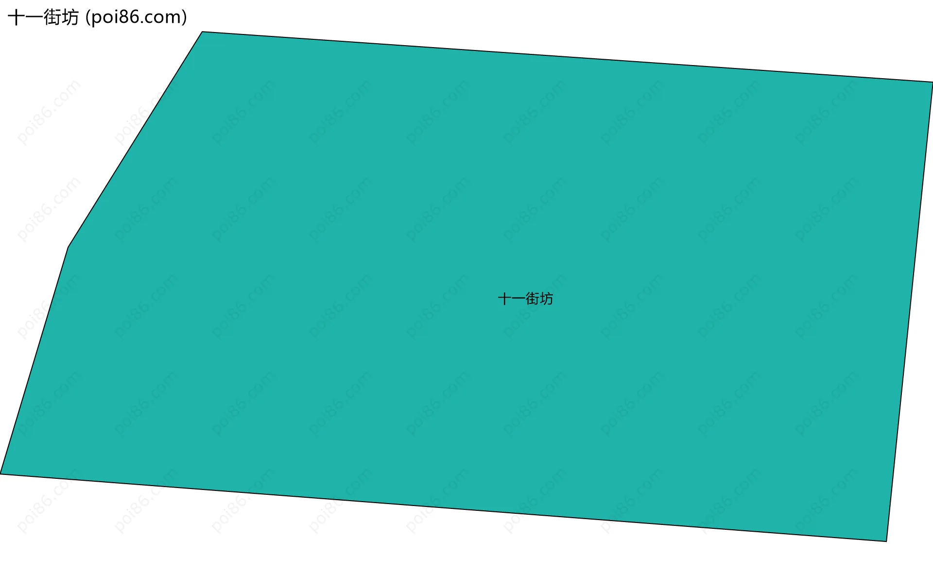 十一街坊边界地图