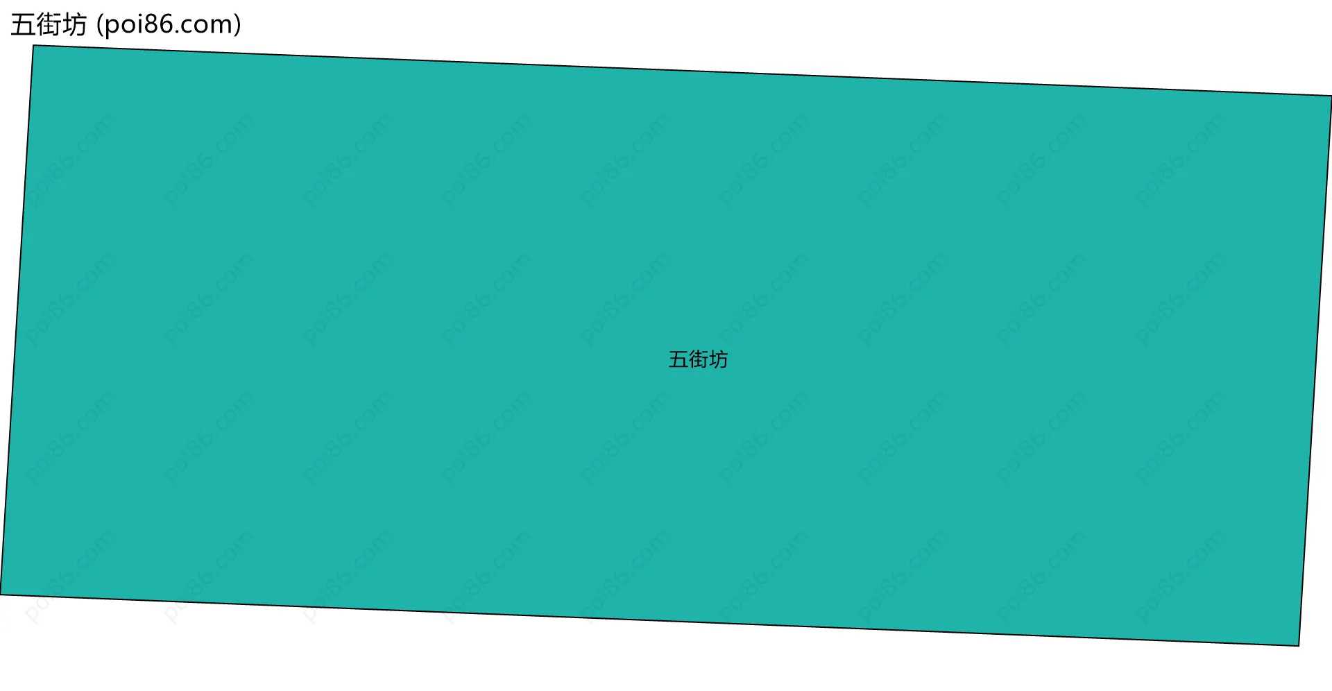 五街坊边界地图