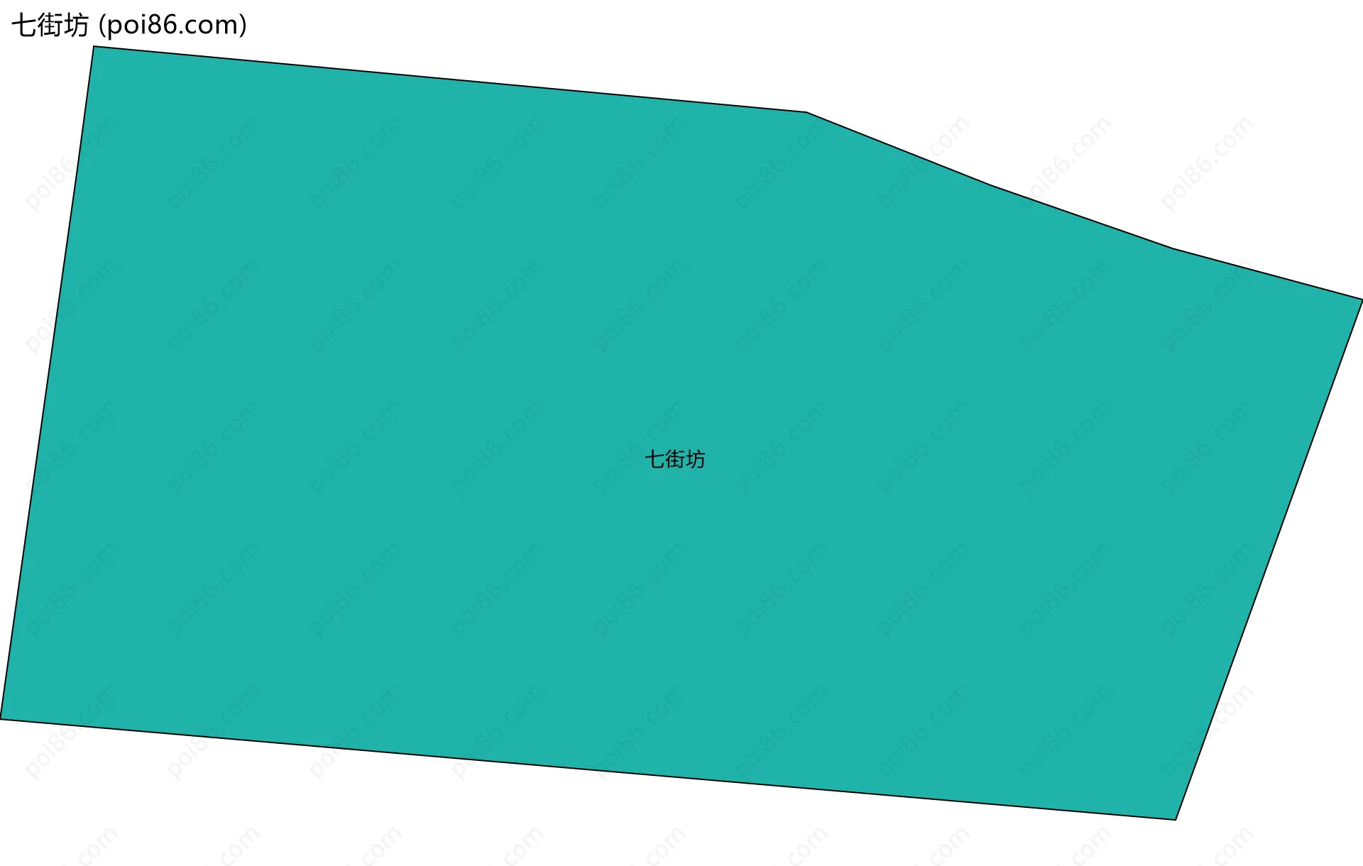 七街坊边界地图