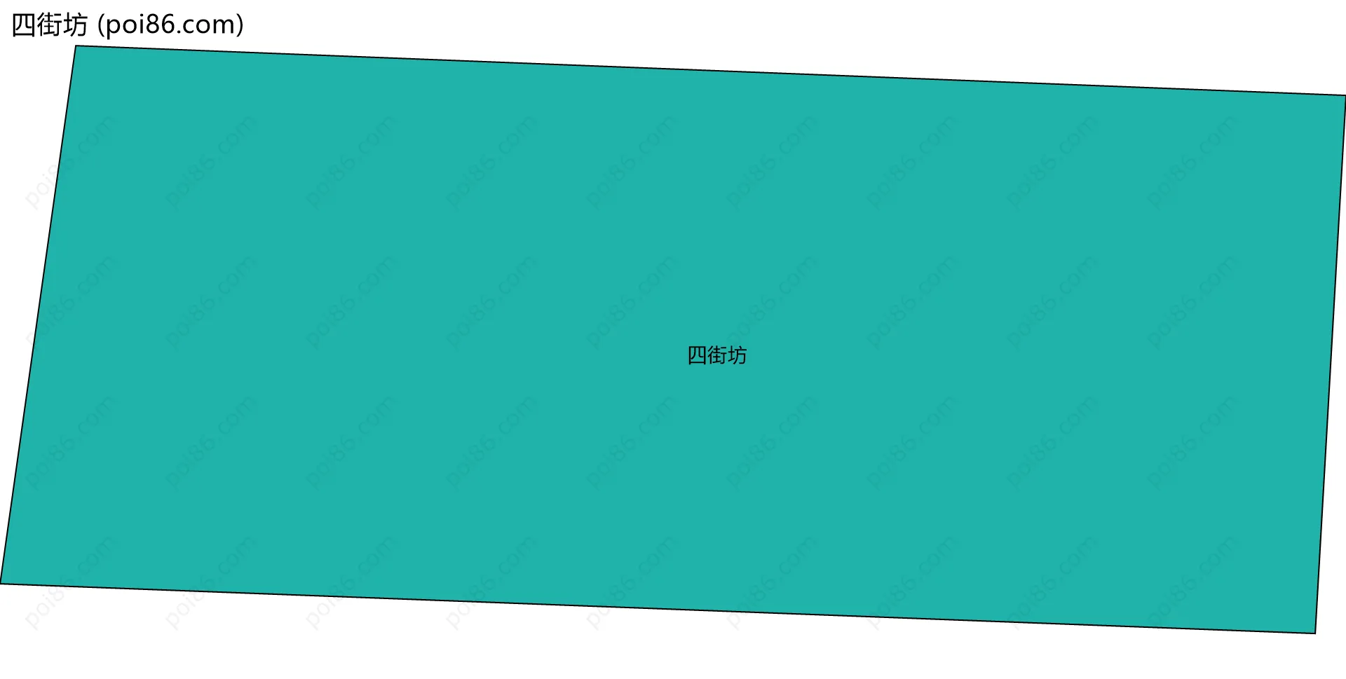 四街坊边界地图