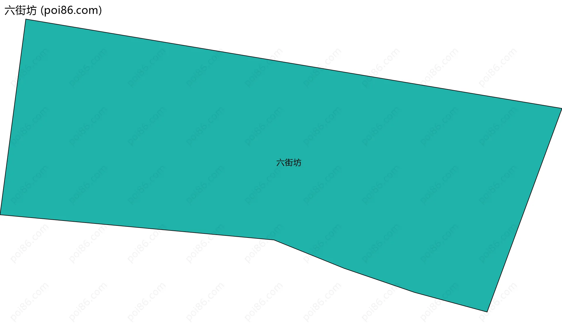 六街坊边界地图