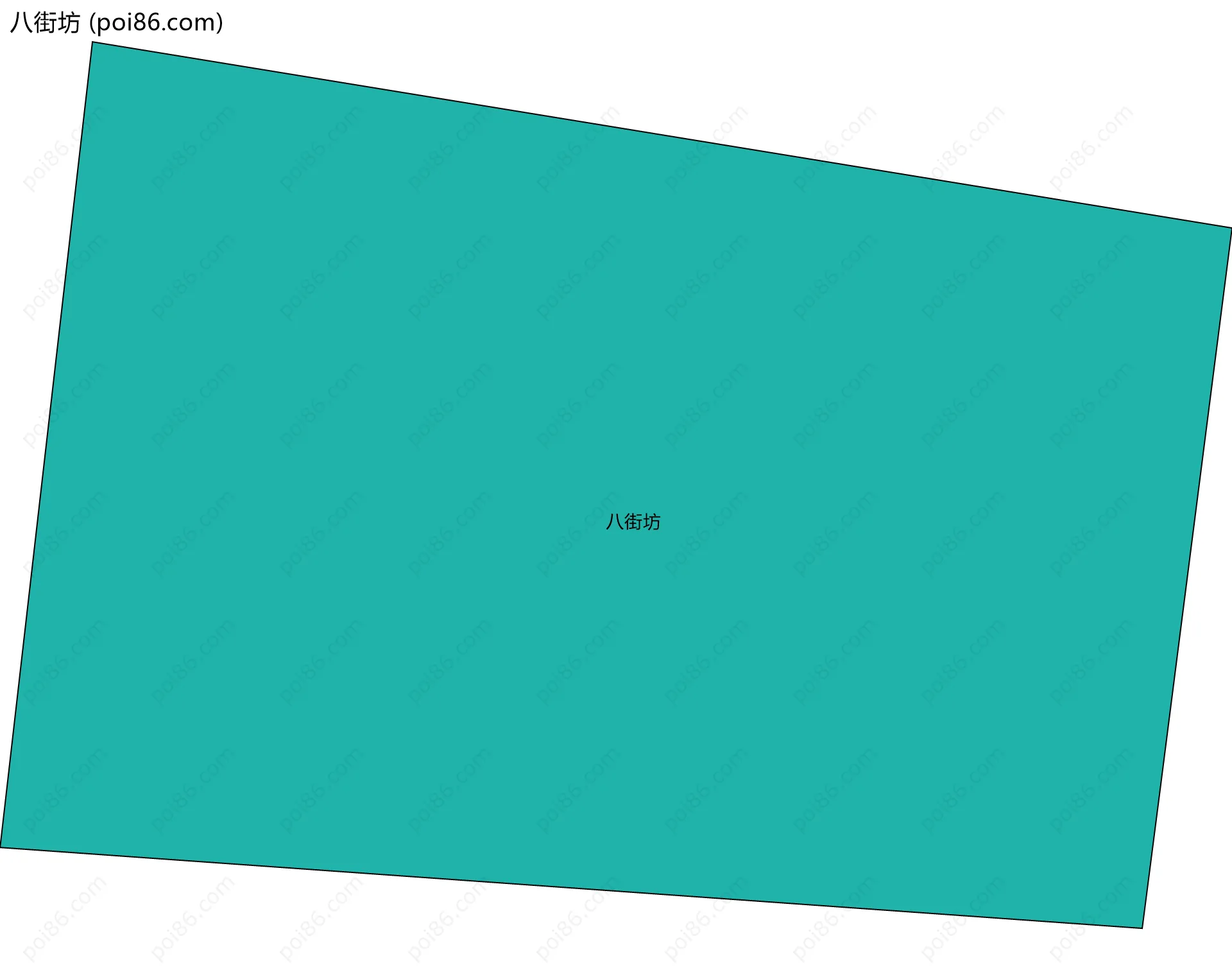 八街坊边界地图