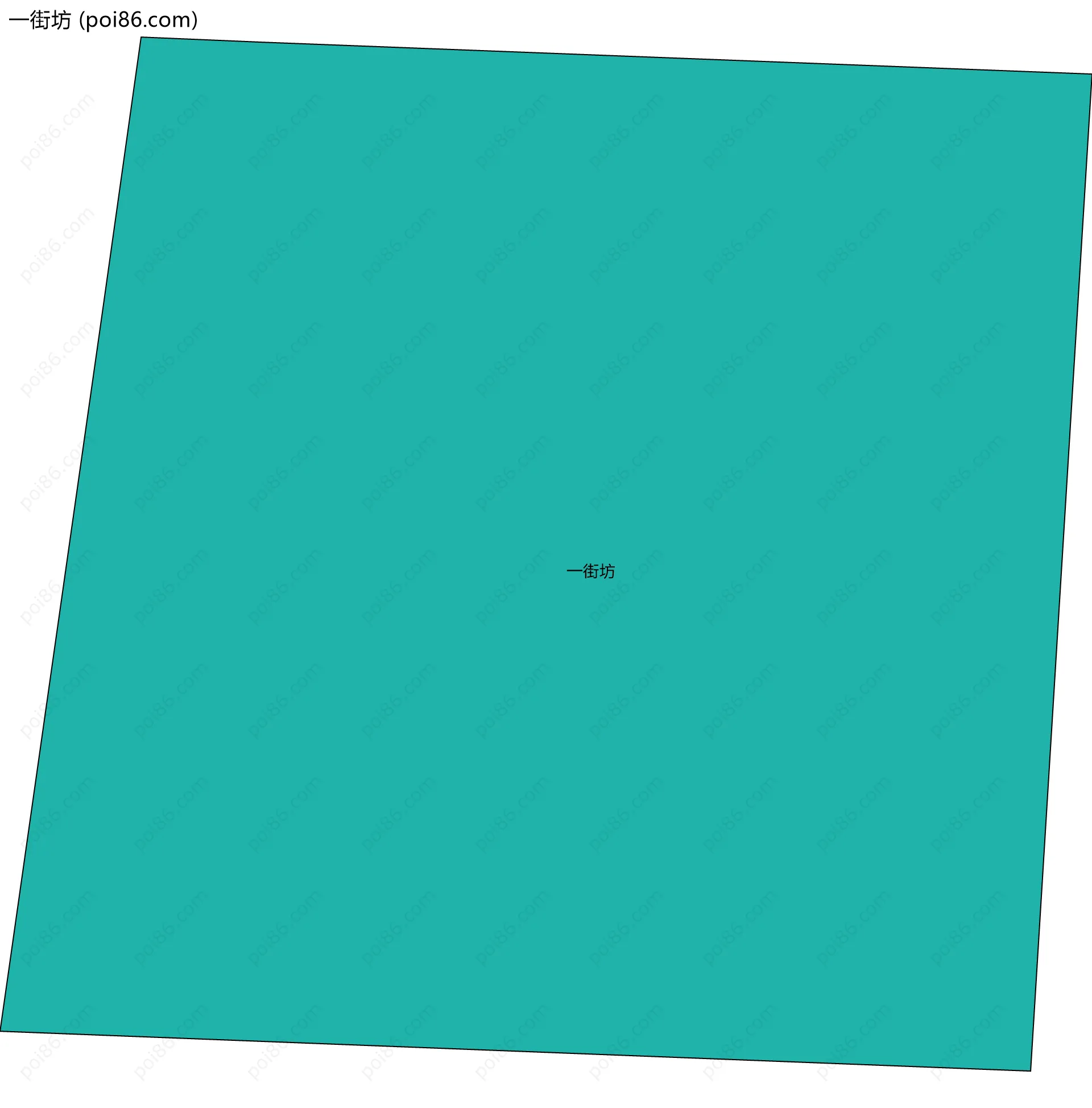 一街坊边界地图