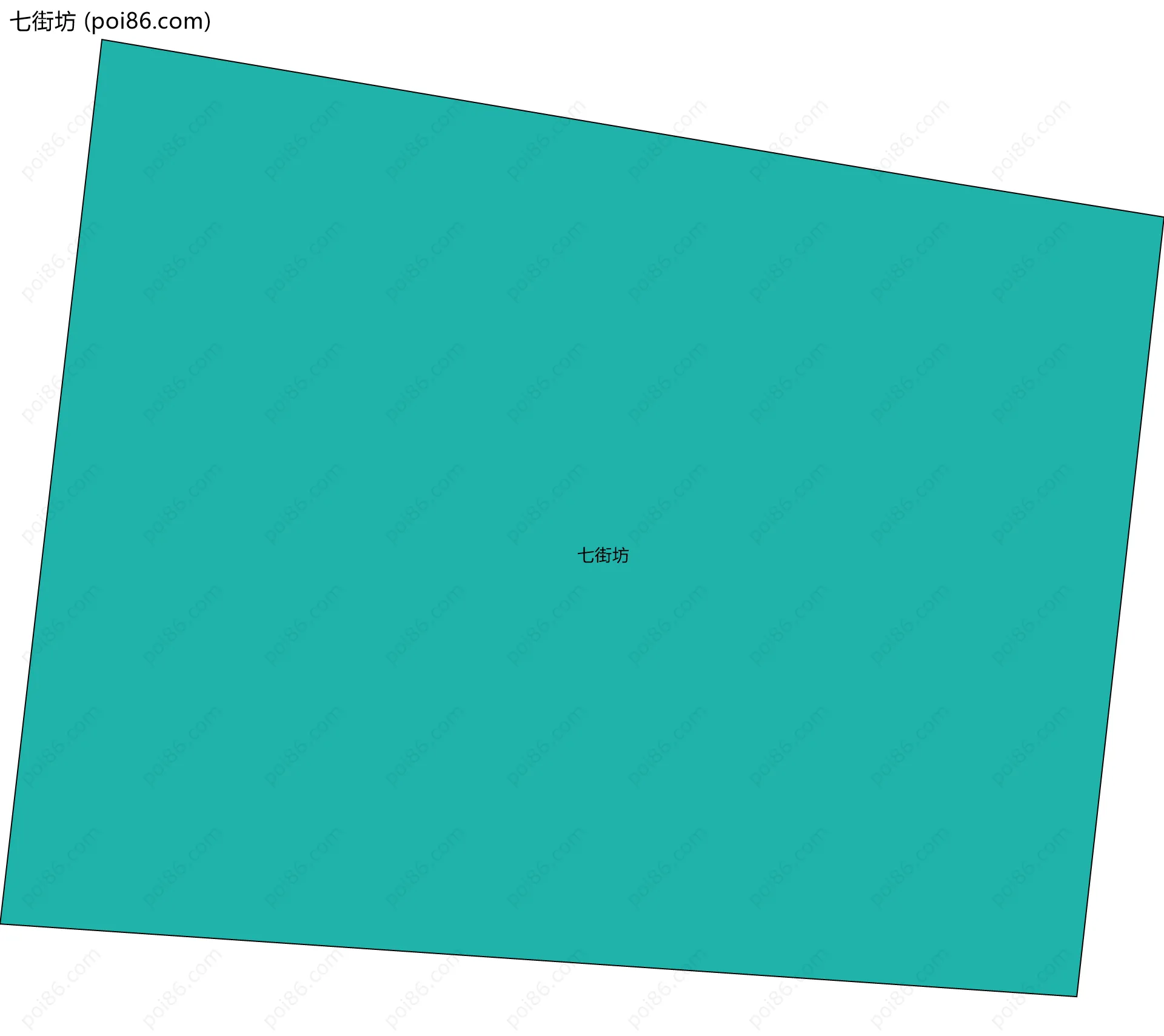 七街坊边界地图